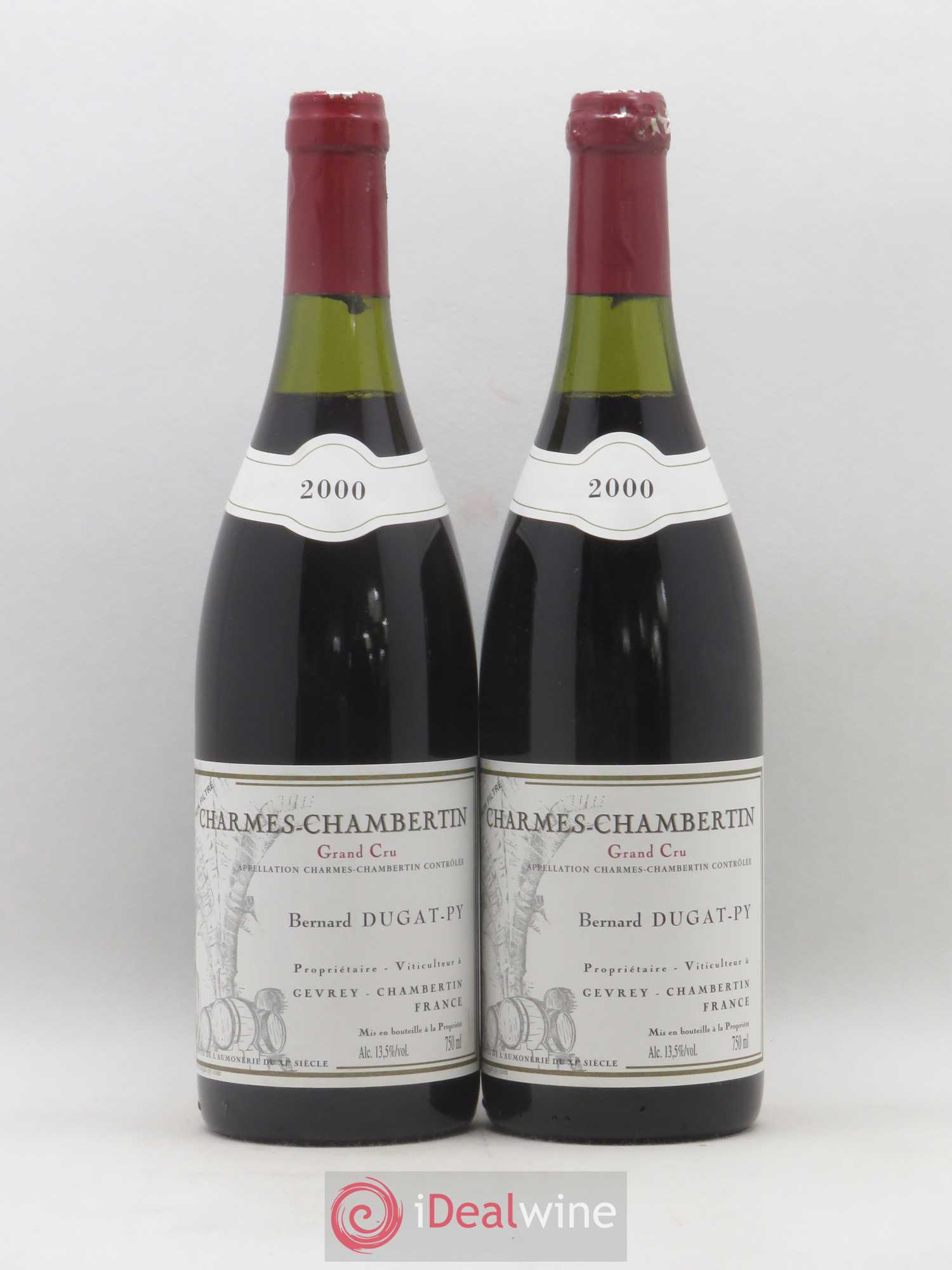 Charmes-Chambertin Grand Cru Dugat-Py 2000 - Lot de 2 bouteilles - 0