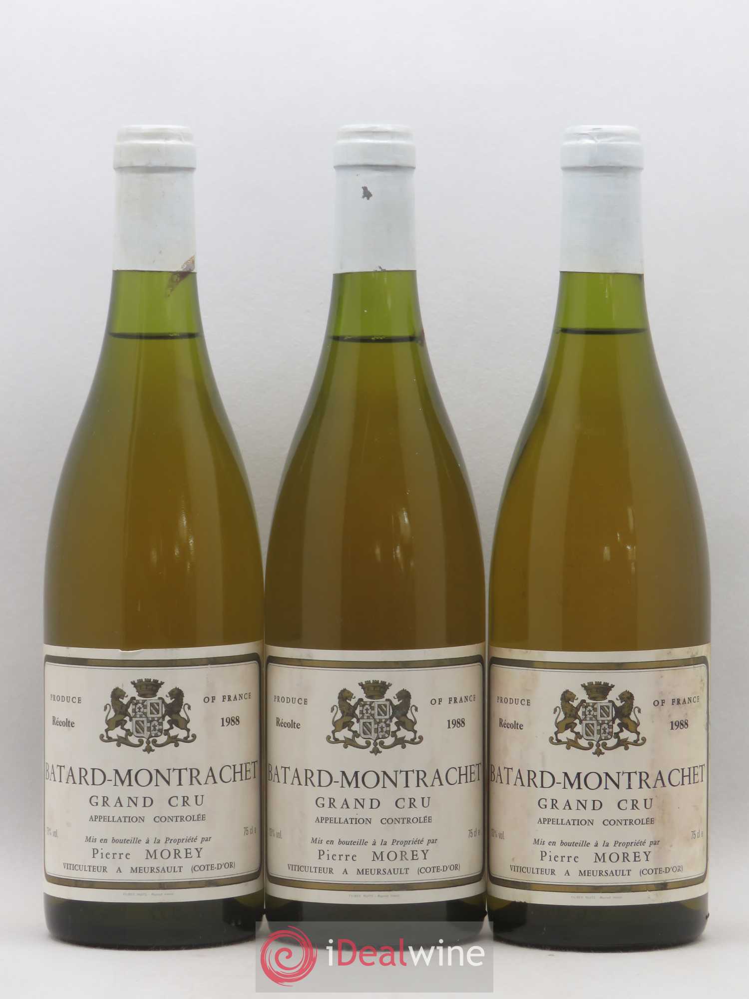 Bâtard-Montrachet Grand Cru Pierre Morey (Domaine) 1988 - Lot de 3 bouteilles - 0