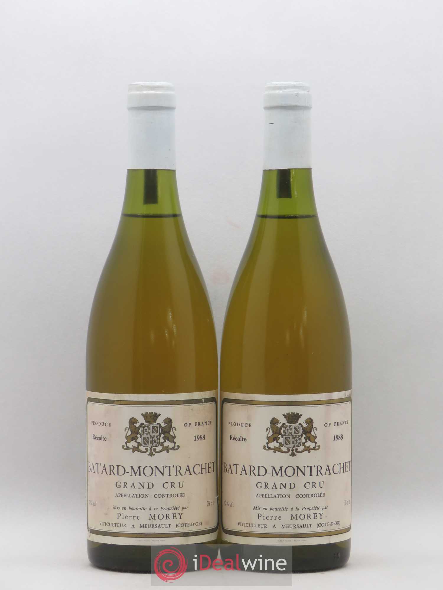 Bâtard-Montrachet Grand Cru Pierre Morey (Domaine) 1988 - Lot de 2 bouteilles - 0