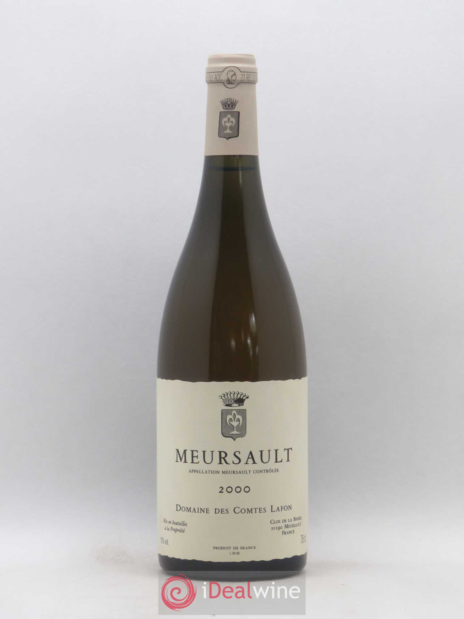 Meursault Comtes Lafon (Domaine des) 2000 - Lot de 1 bouteille - 0