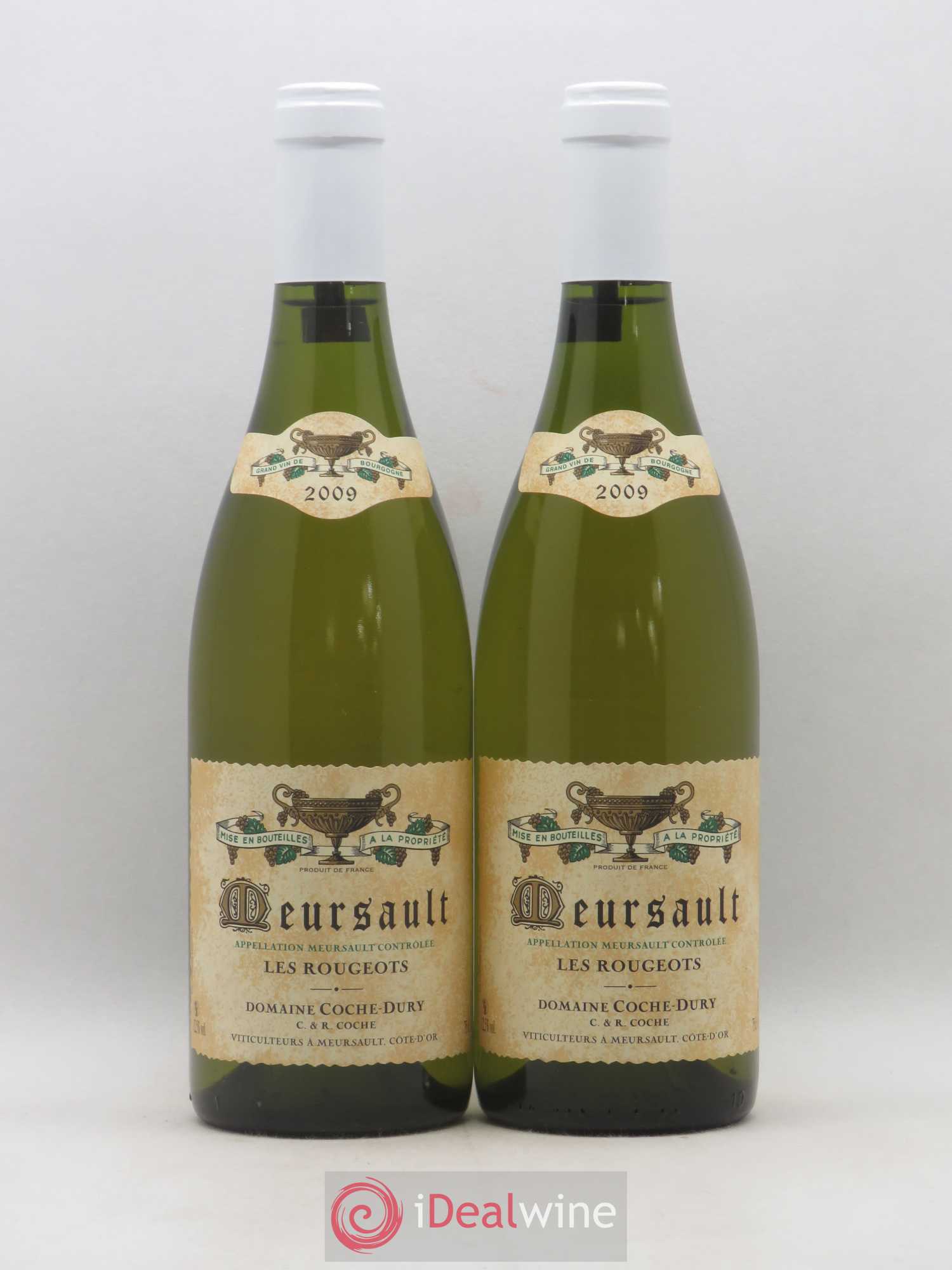 Meursault Les Rougeots Coche Dury (Domaine) 2009 - Lot de 2 bouteilles - 0