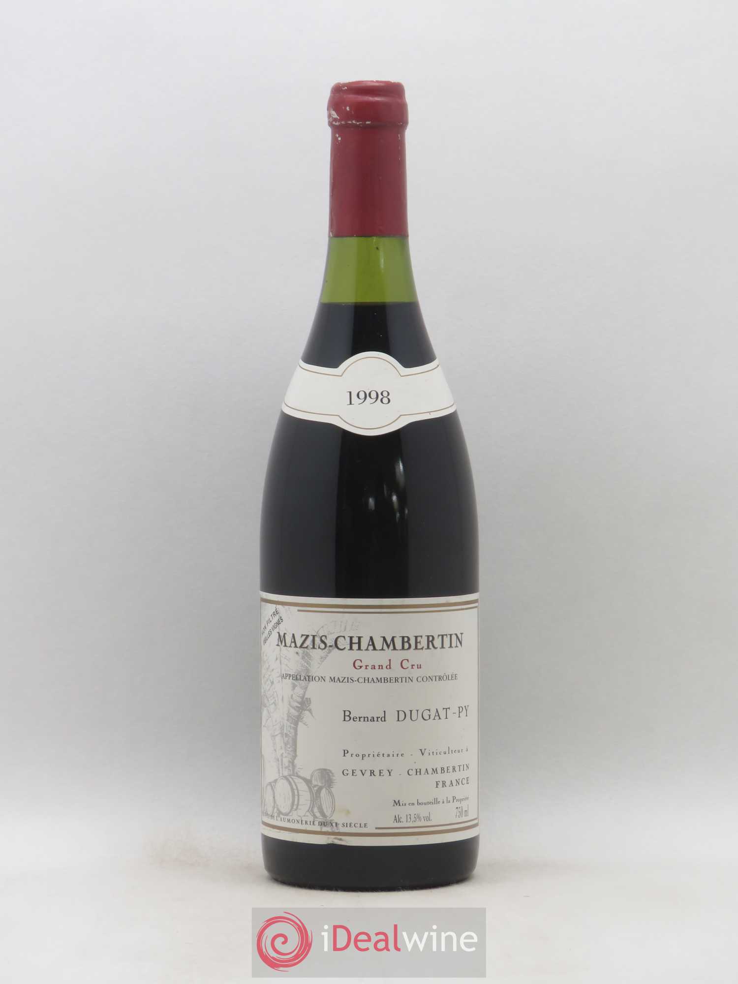 Mazis-Chambertin Grand Cru Vieilles Vignes Dugat-Py 1998 - Lot de 1 bouteille - 0