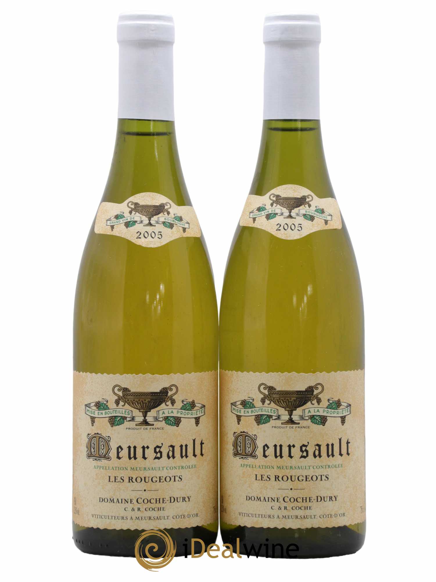 Meursault Les Rougeots Coche Dury (Domaine) 2005 - Lot de 2 bouteilles - 0