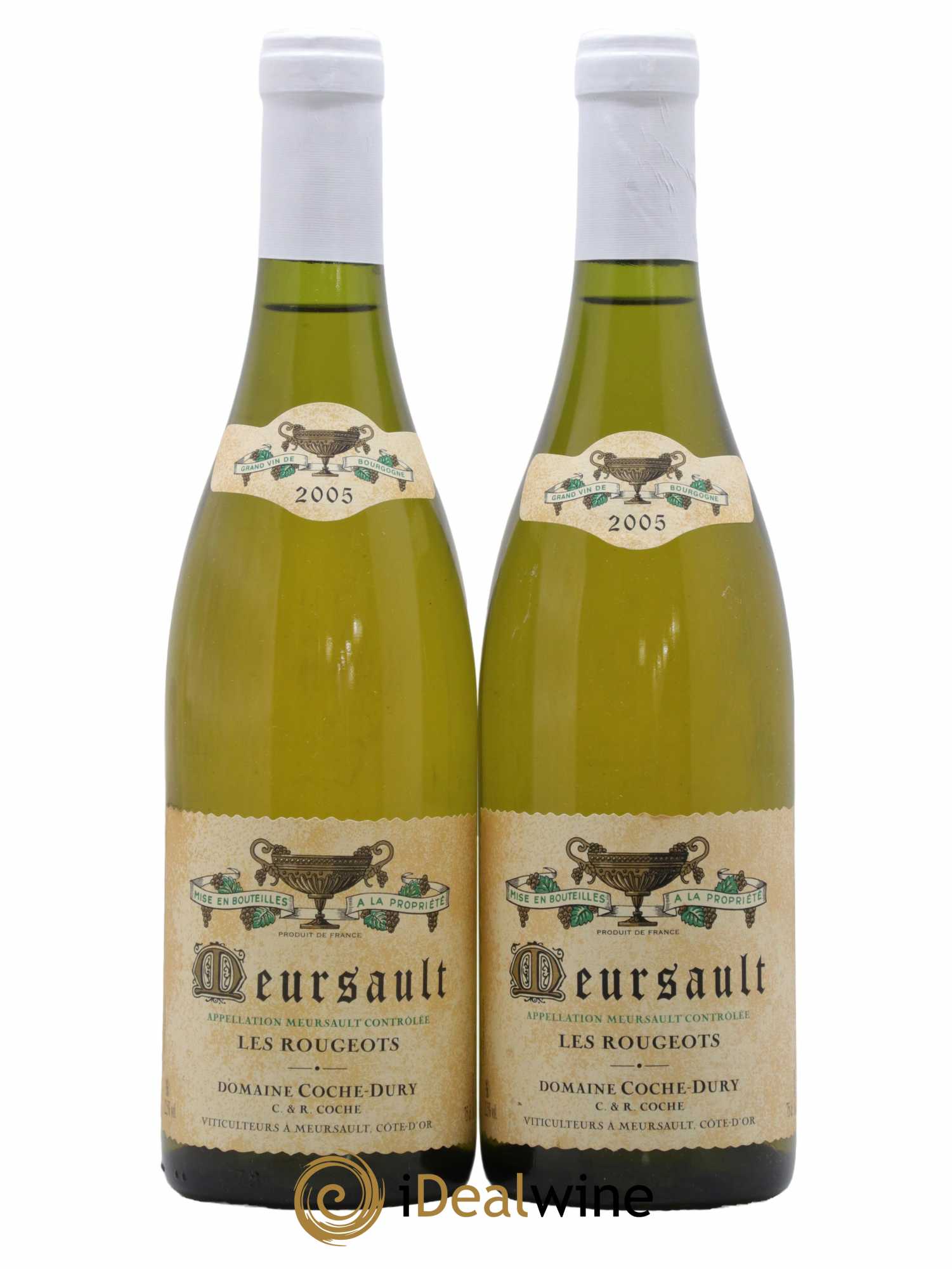 Meursault Les Rougeots Coche Dury (Domaine) 2005 - Lot de 2 bouteilles - 0