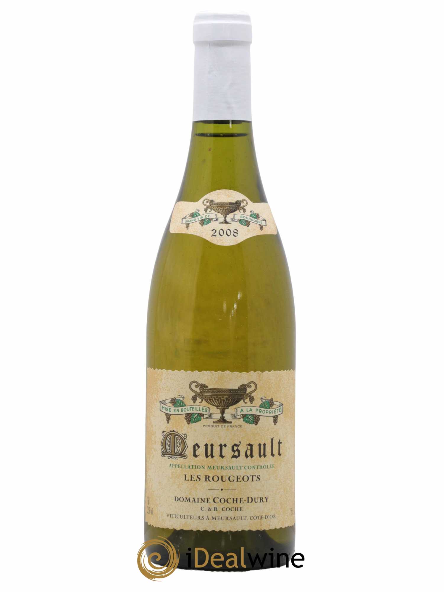 Meursault Les Rougeots Coche Dury (Domaine) 2008 - Lot de 1 bouteille - 0