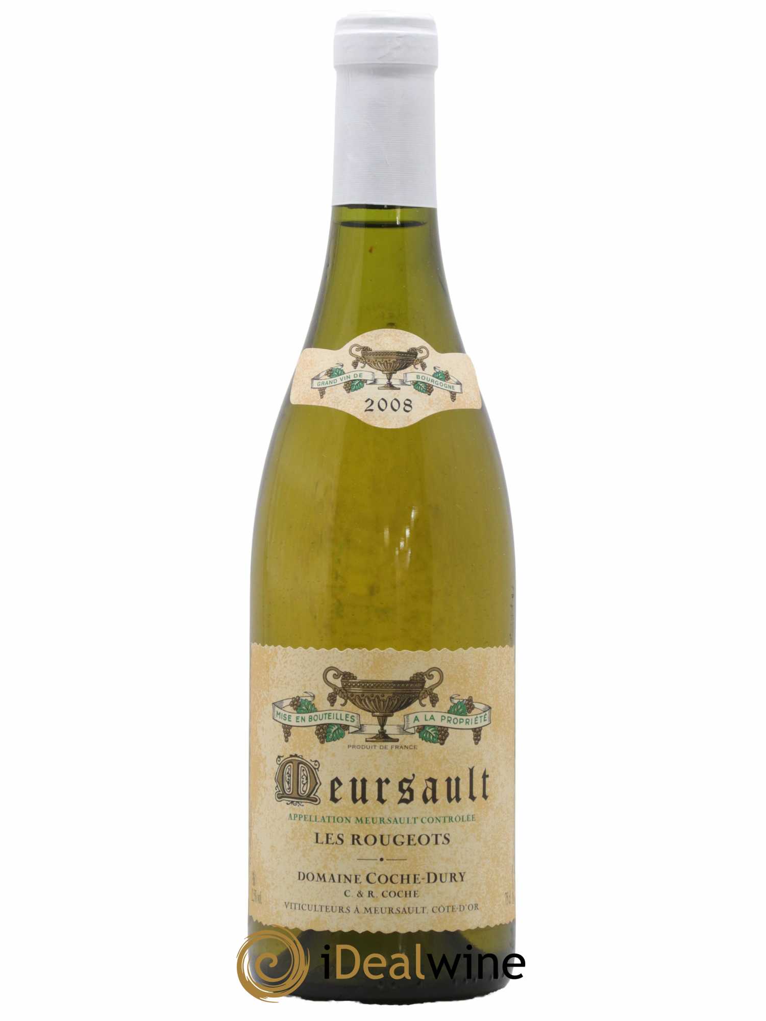 Meursault Les Rougeots Coche Dury (Domaine) 2008 - Lot de 1 bouteille - 0