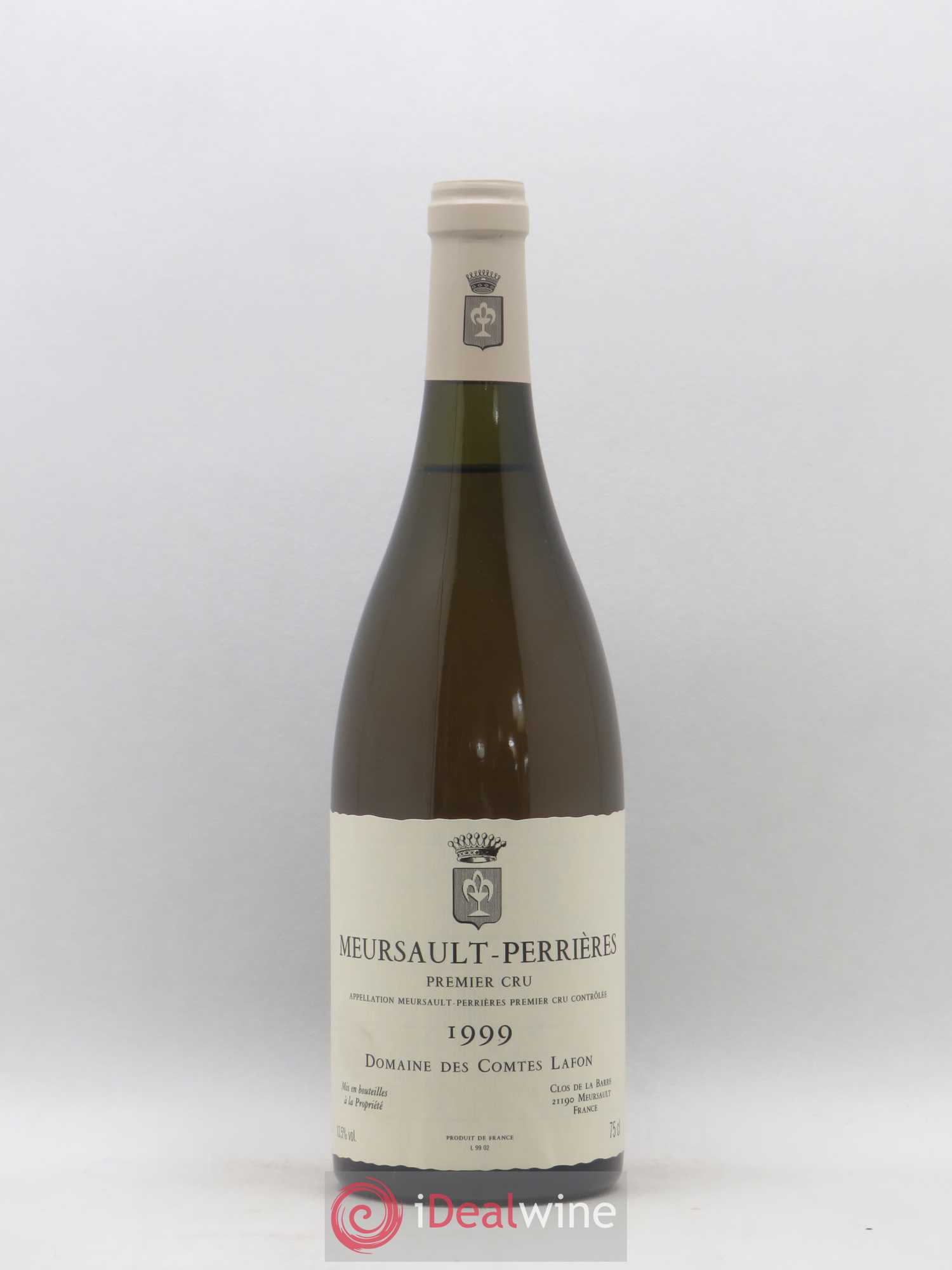 Meursault 1er Cru Perrières Comtes Lafon (Domaine des) 1999 - Lot de 1 bouteille - 0