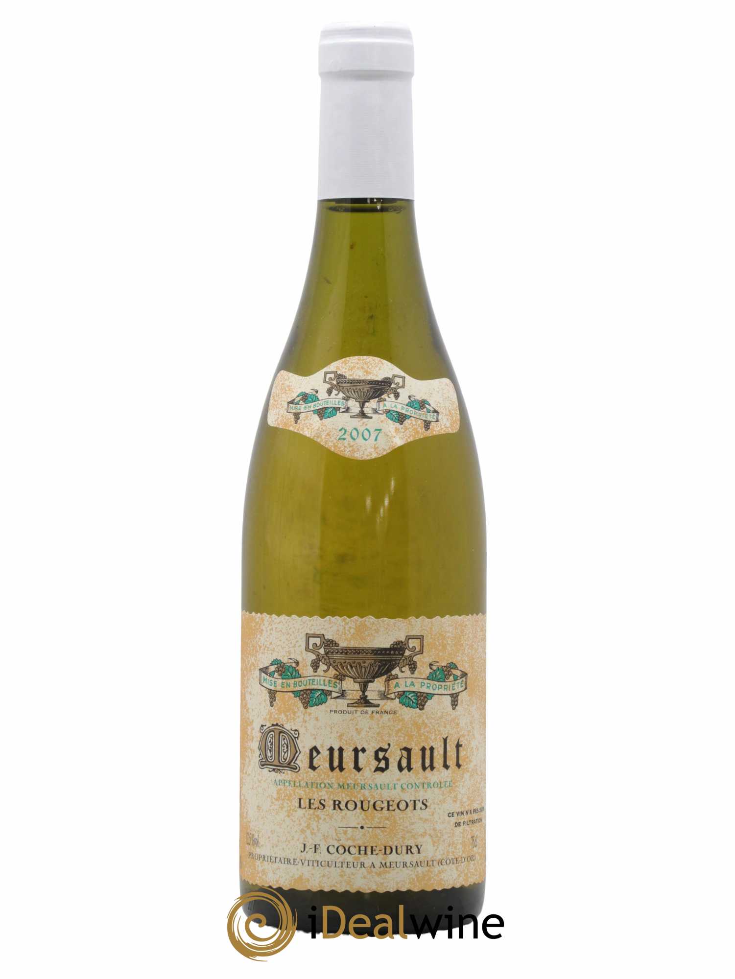 Meursault Les Rougeots Coche Dury (Domaine) 2007 - Lot de 1 bouteille - 0
