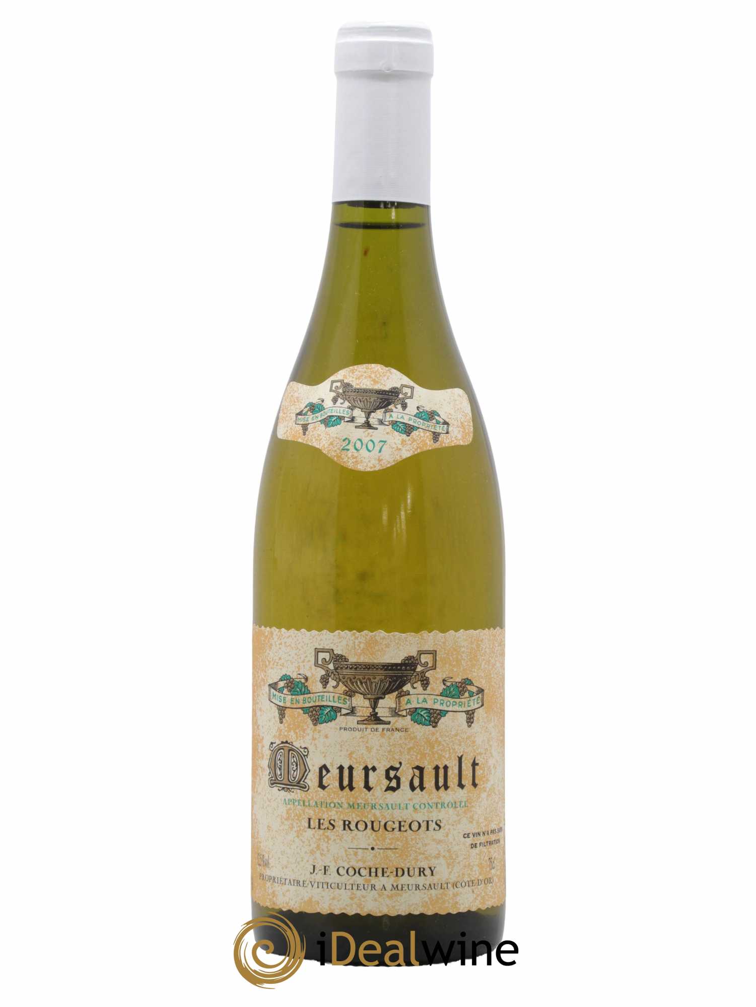 Meursault Les Rougeots Coche Dury (Domaine) 2007 - Lot de 1 bouteille - 0