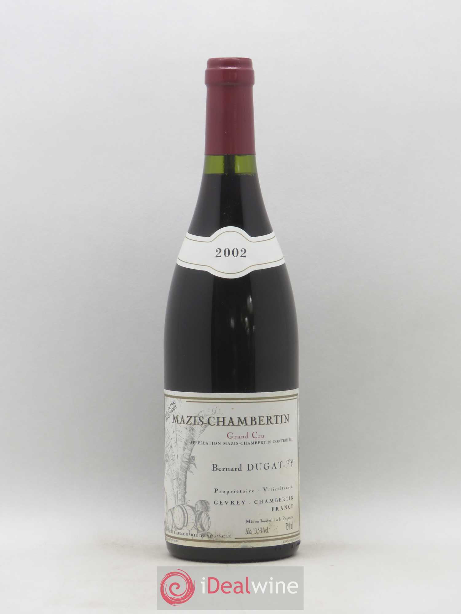 Mazis-Chambertin Grand Cru Vieilles Vignes Dugat-Py 2002 - Lot de 1 bouteille - 0