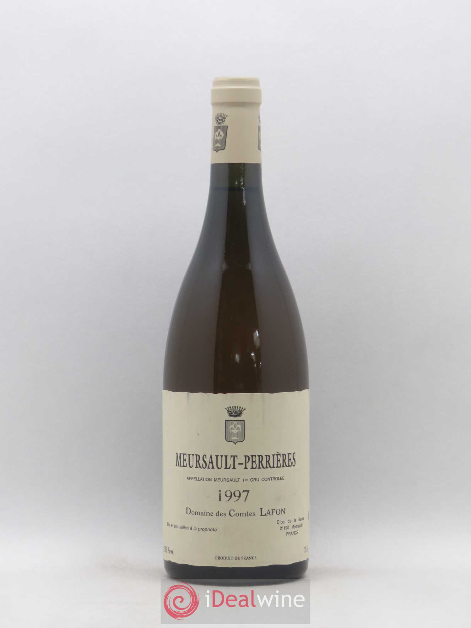 Meursault 1er Cru Perrières Comtes Lafon (Domaine des) 1997 - Lot de 1 bouteille - 0