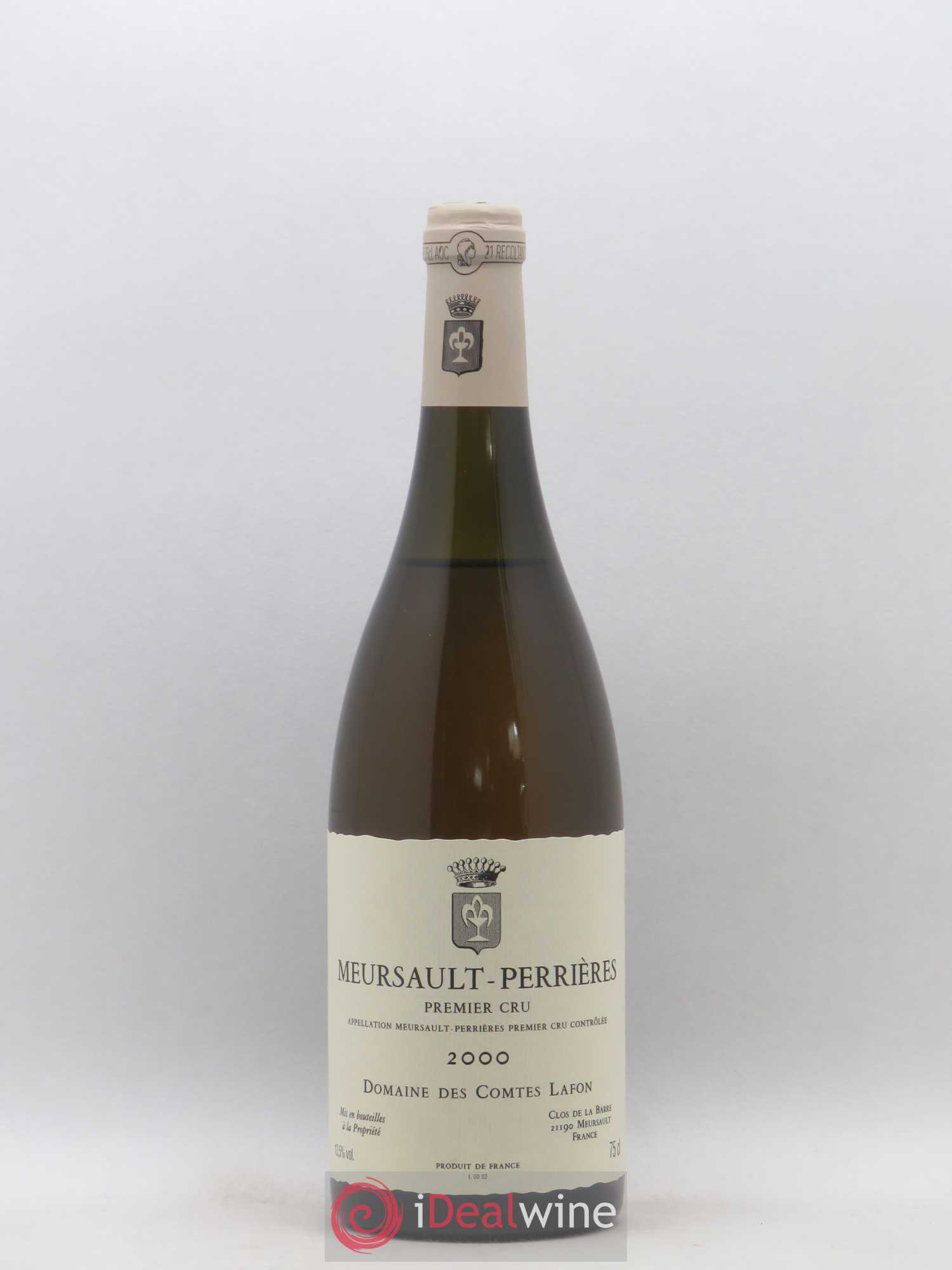 Meursault 1er Cru Perrières Comtes Lafon (Domaine des) 2000 - Lot de 1 bouteille - 0