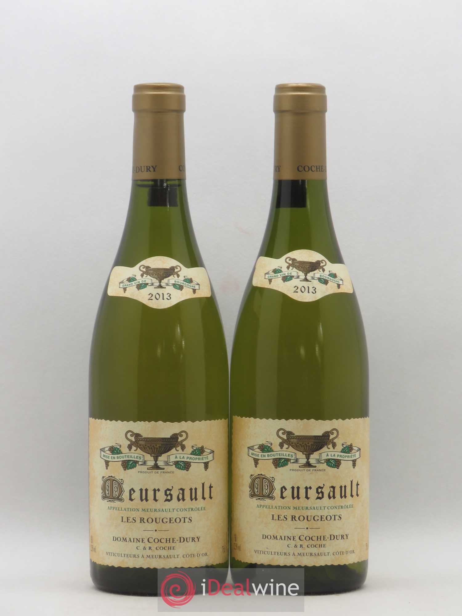 Meursault Les Rougeots Coche Dury (Domaine) 2013 - Lot de 2 bouteilles - 0