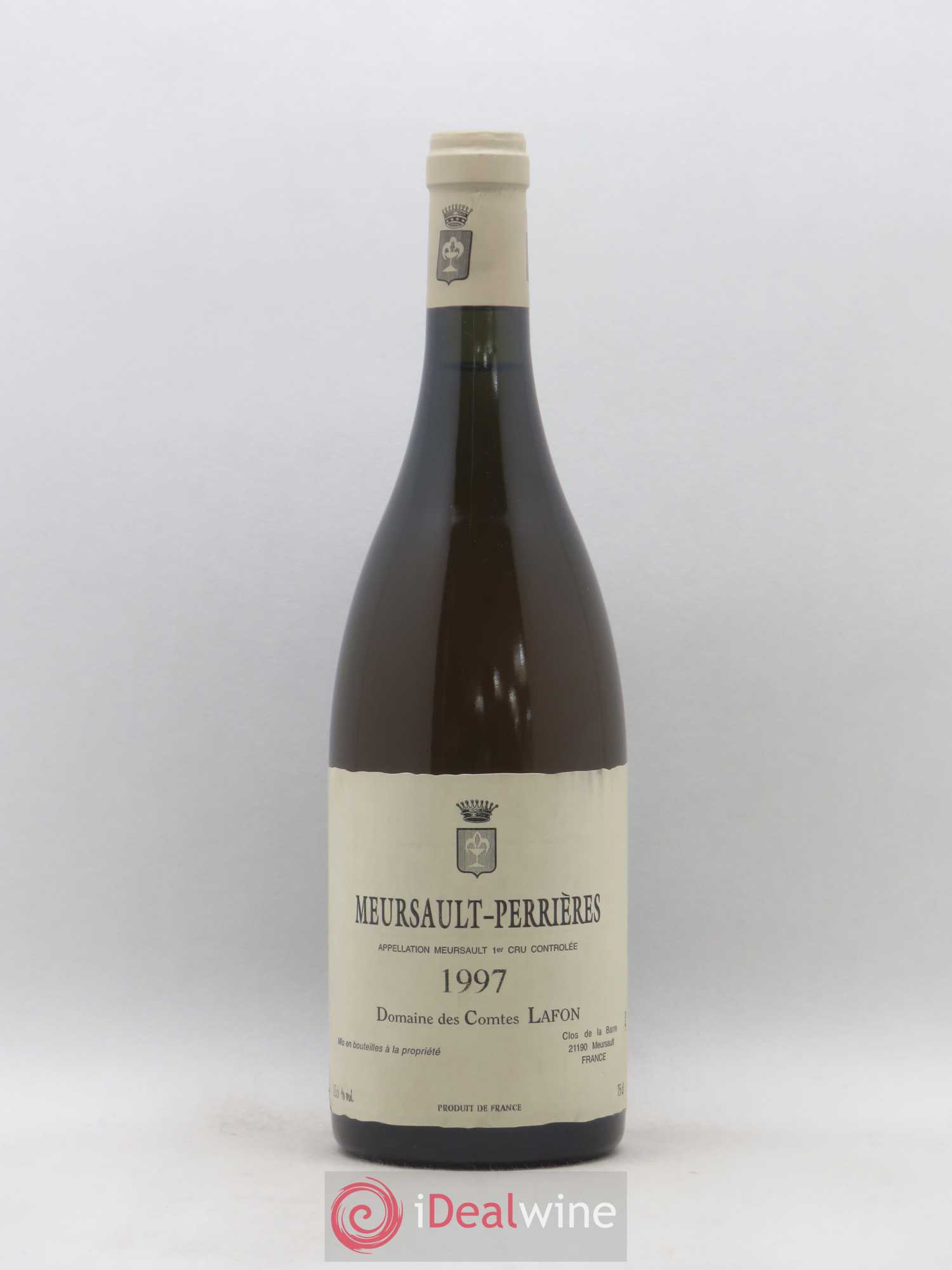 Meursault 1er Cru Perrières Comtes Lafon (Domaine des) 1997 - Lot de 1 bouteille - 0