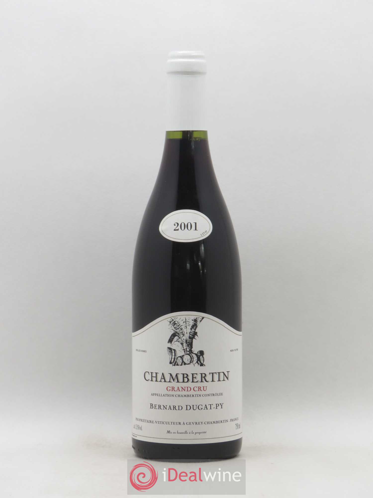 Chambertin Grand Cru Vieilles Vignes Dugat-Py 2001 - Lot de 1 bouteille - 0