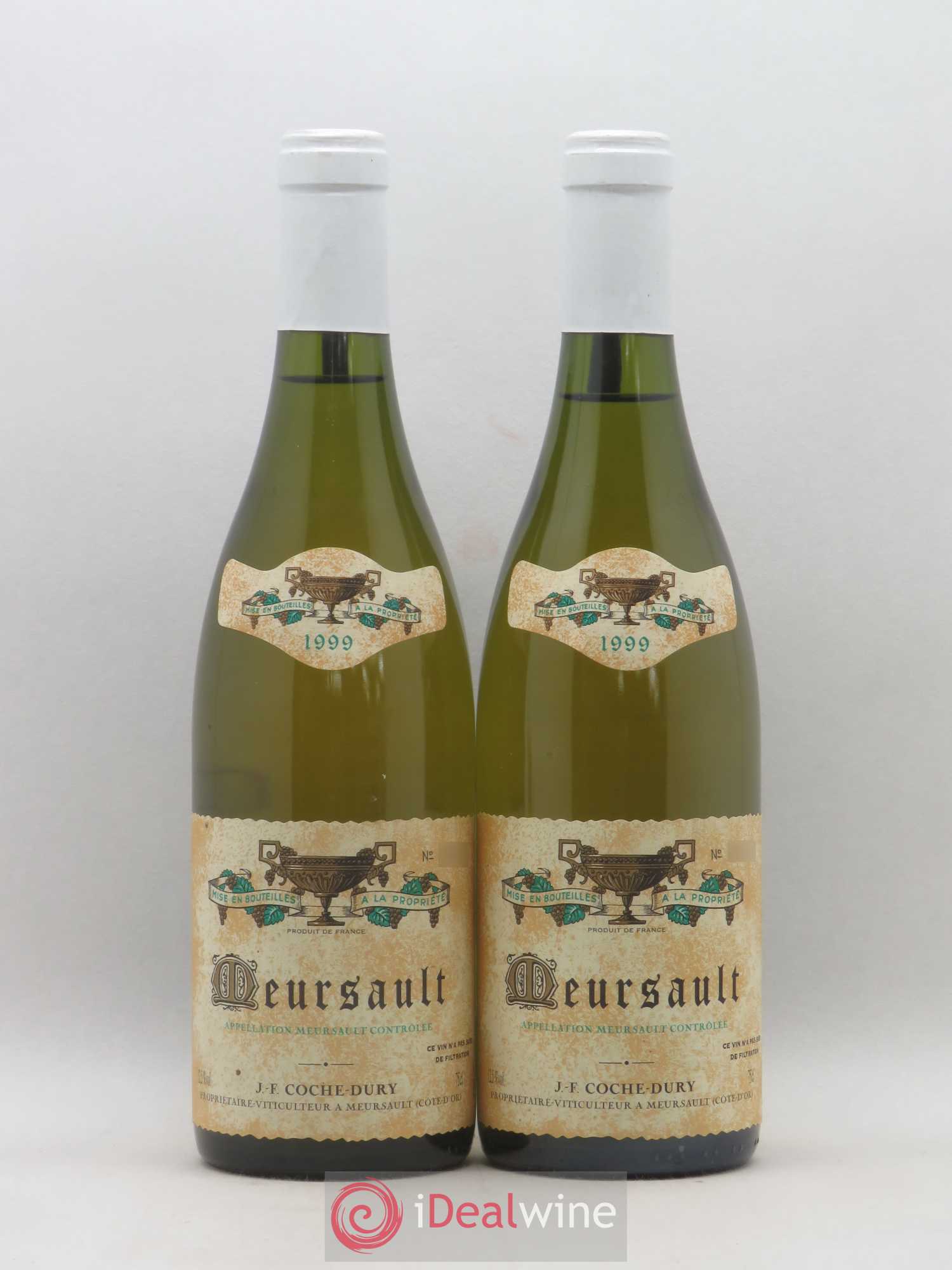 Meursault Coche Dury (Domaine) 1999 - Lot de 2 bouteilles - 0