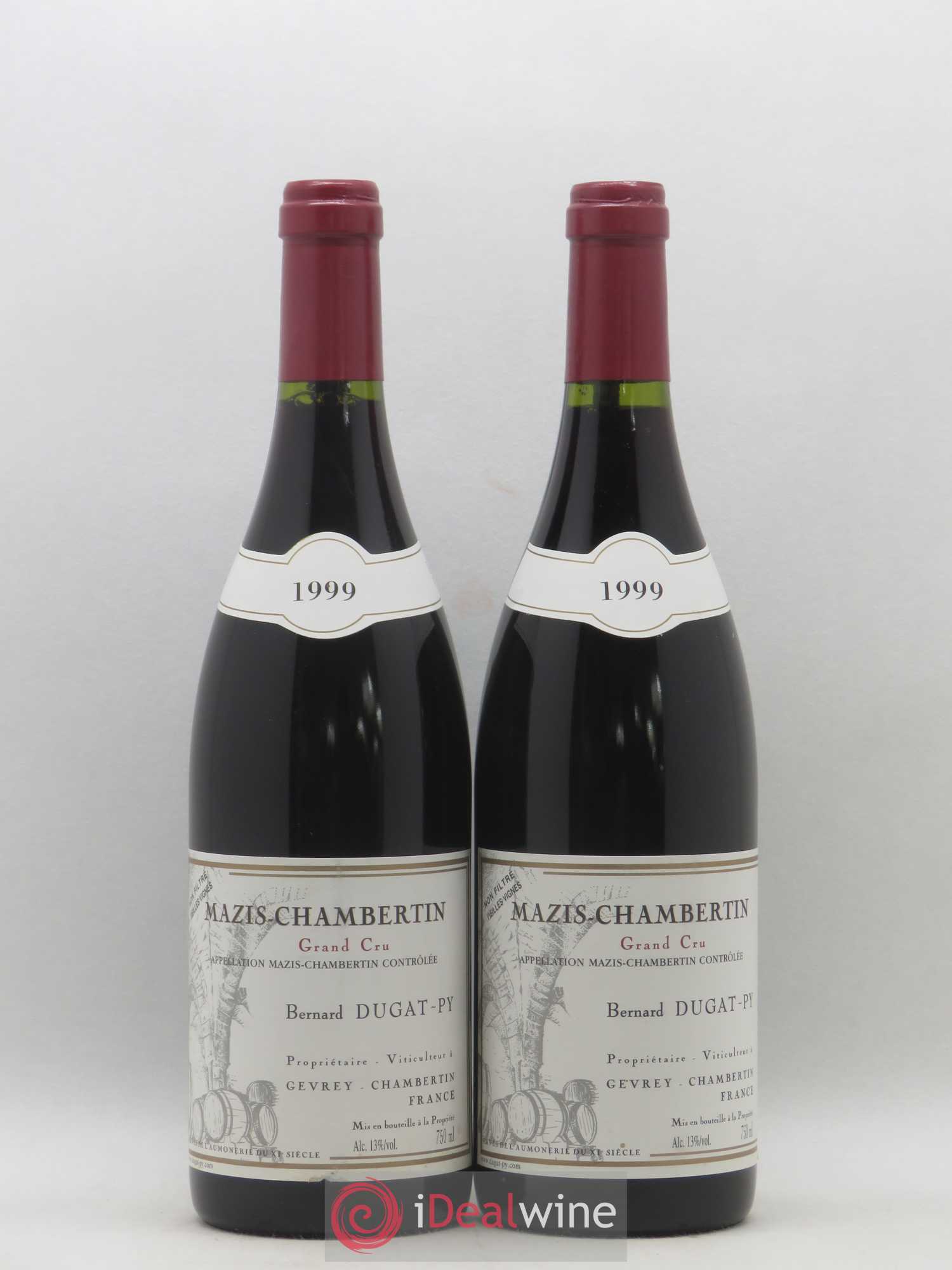 Mazis-Chambertin Grand Cru Vieilles Vignes Dugat-Py 1999 - Lot de 2 bouteilles - 0