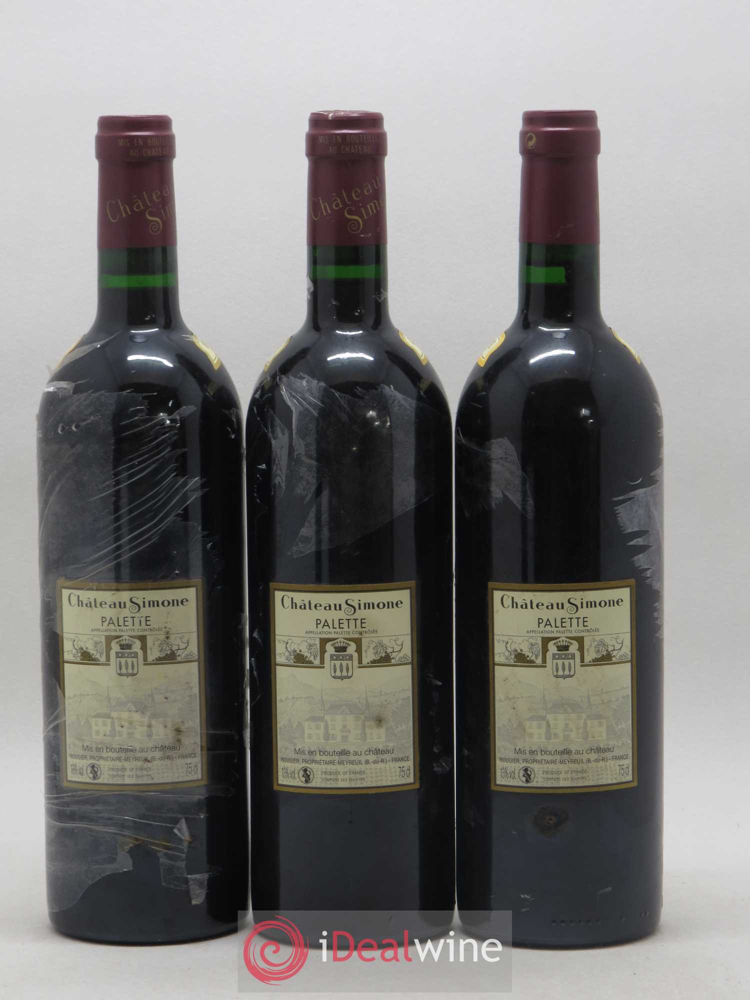 Palette Château Simone Famille Rougier 2005 - Posten von 3 Flaschen - 1