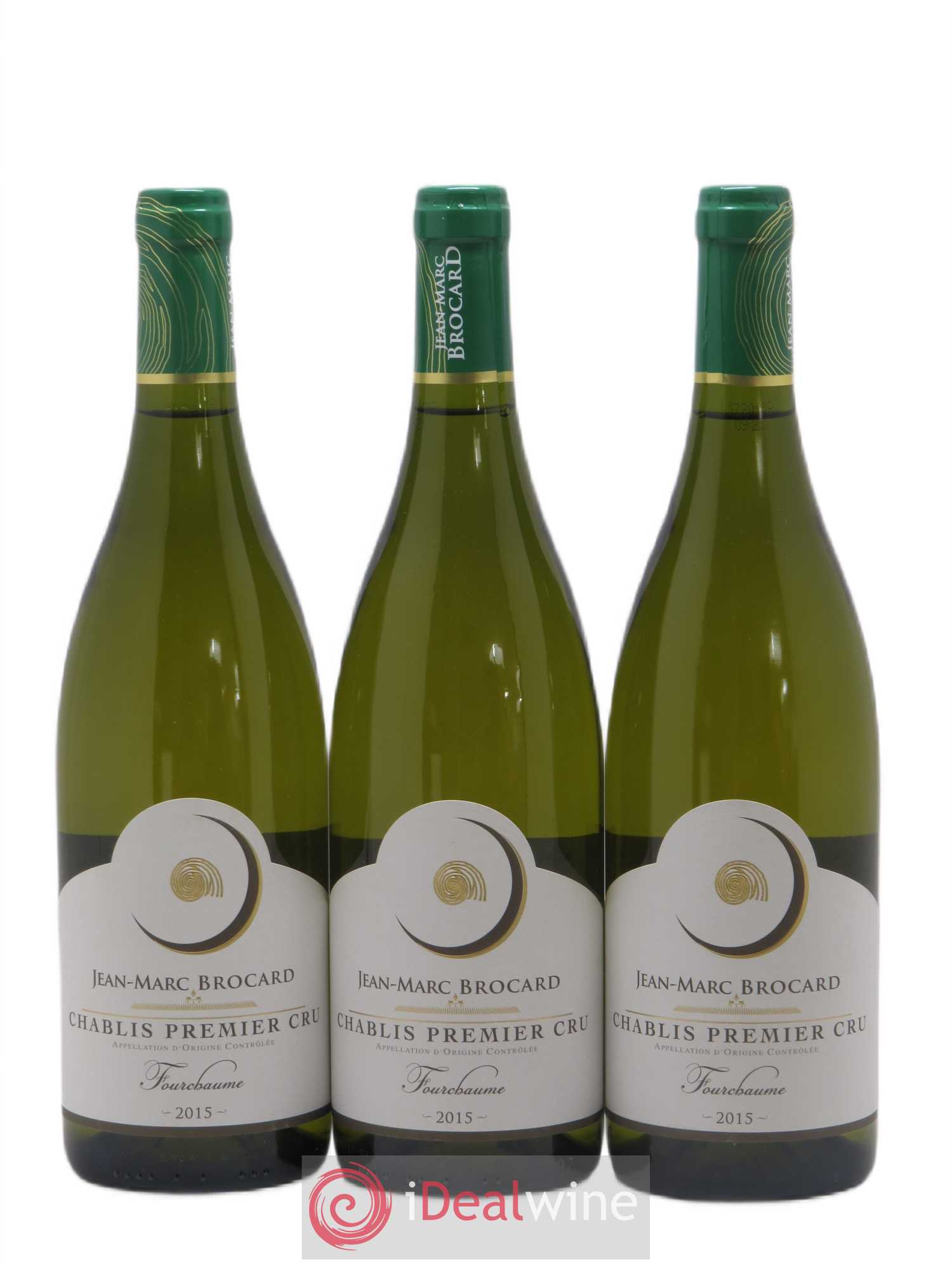 Chablis 1er Cru 1Er Cru Fourchaume Jean Marc Brocard 2015 - Posten von 3 Flaschen - 0
