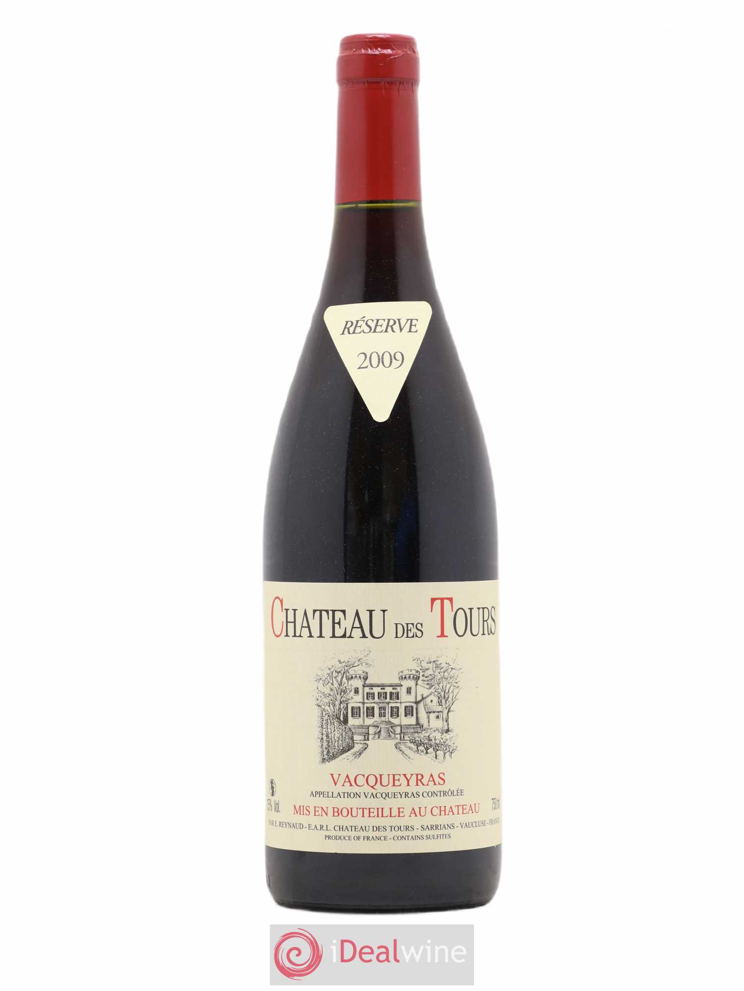 Vacqueyras Château des Tours Emmanuel Reynaud 2009 - Lot de 1 bouteille - 0