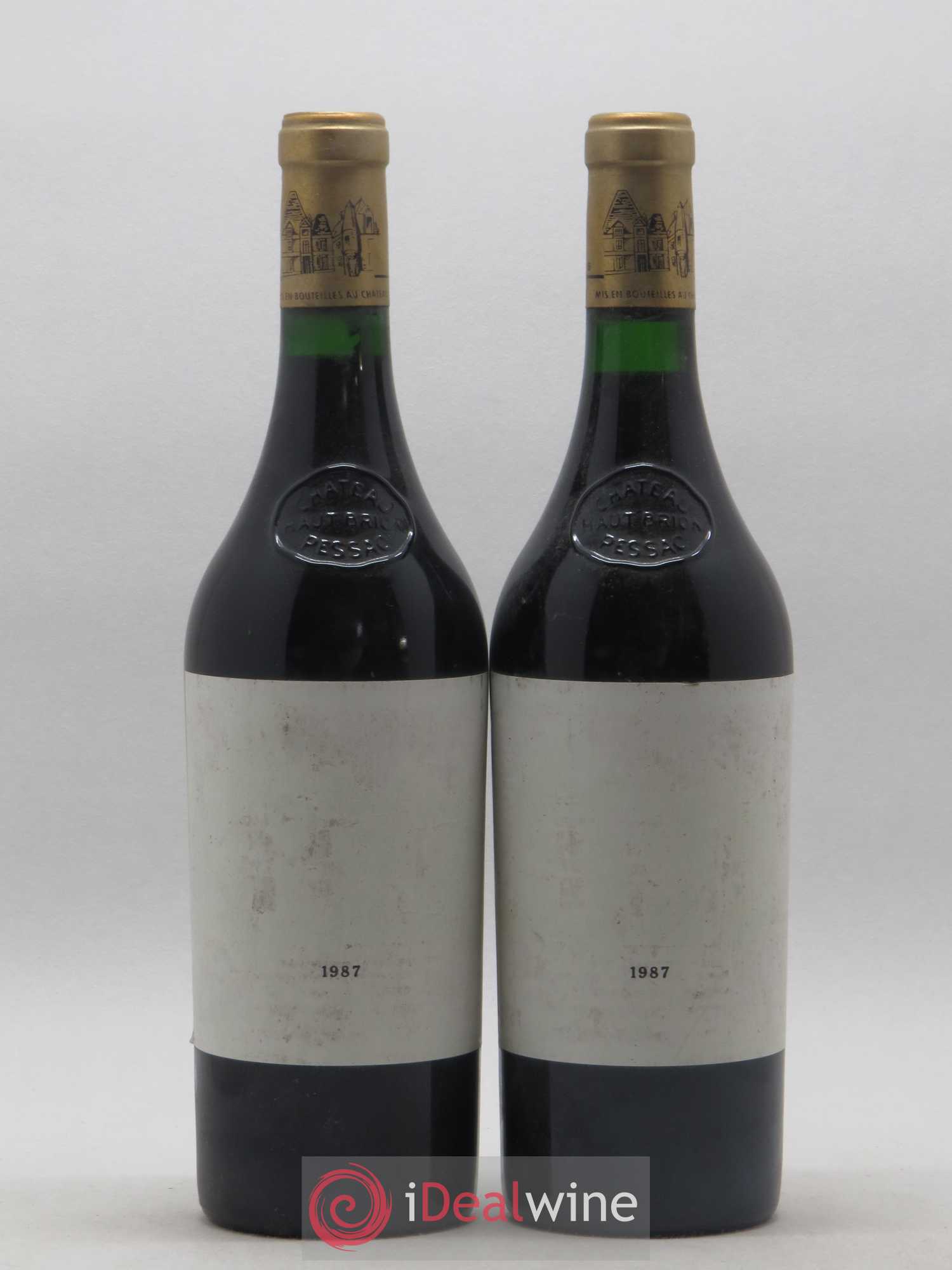 Château Haut Brion 1er Grand Cru Classé 1987 - Lot de 2 bouteilles - 0