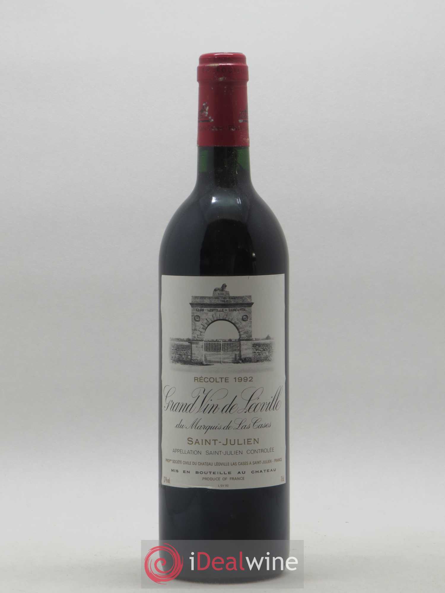 Château Léoville Las Cases 2ème Grand Cru Classé 1992 - Lot de 1 bouteille - 0