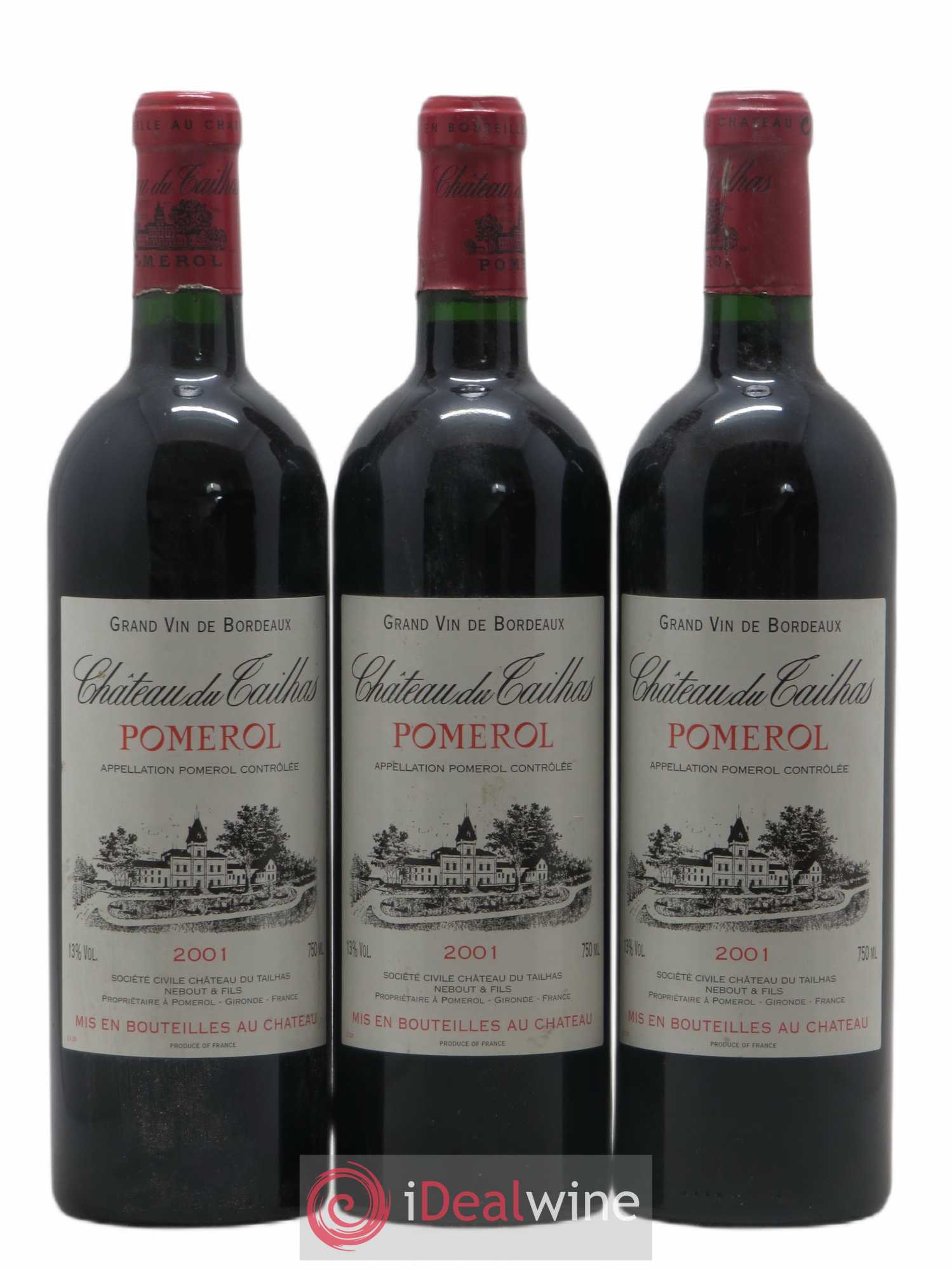 Château du Tailhas 2001 - Lot de 3 bouteilles - 0