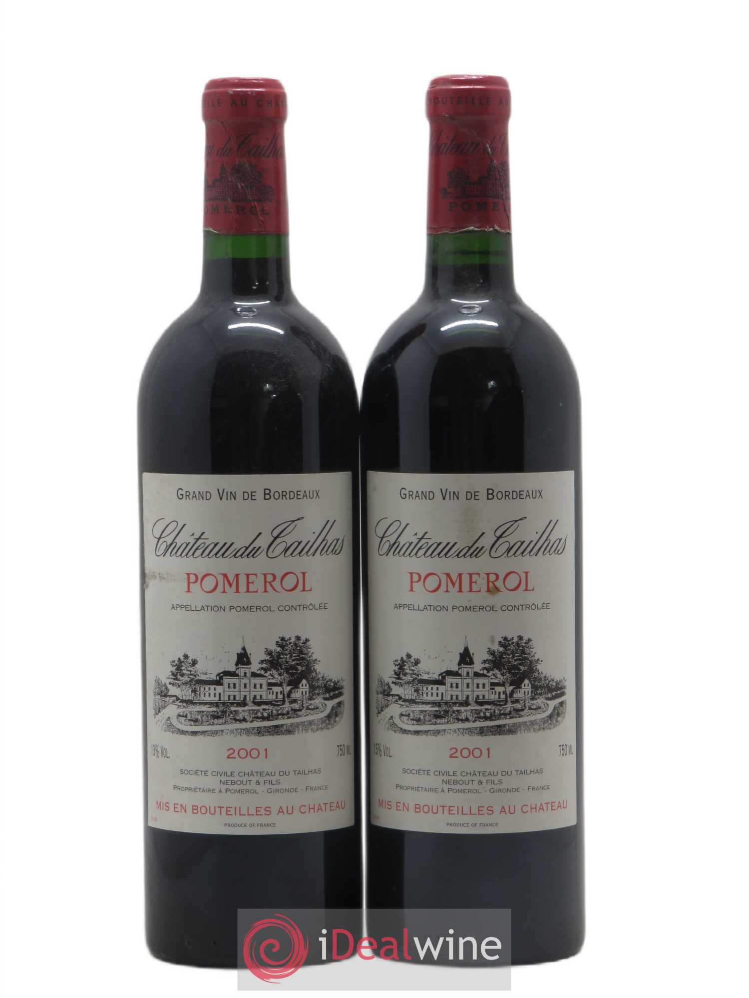 Château du Tailhas 2001 - Lot of 2 bottles - 0