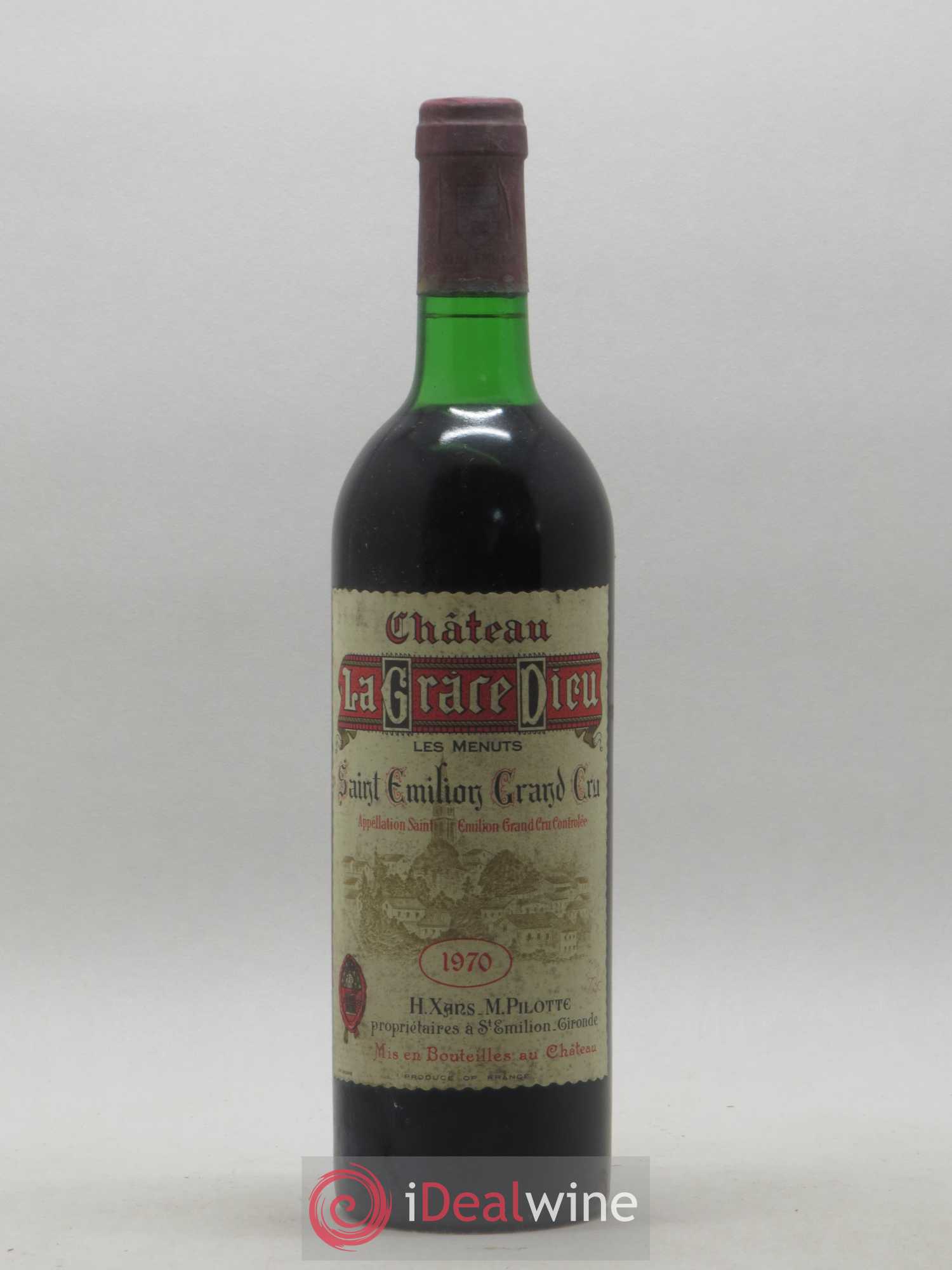 Château la Grâce Dieu 1970 - Lot de 1 bouteille - 0