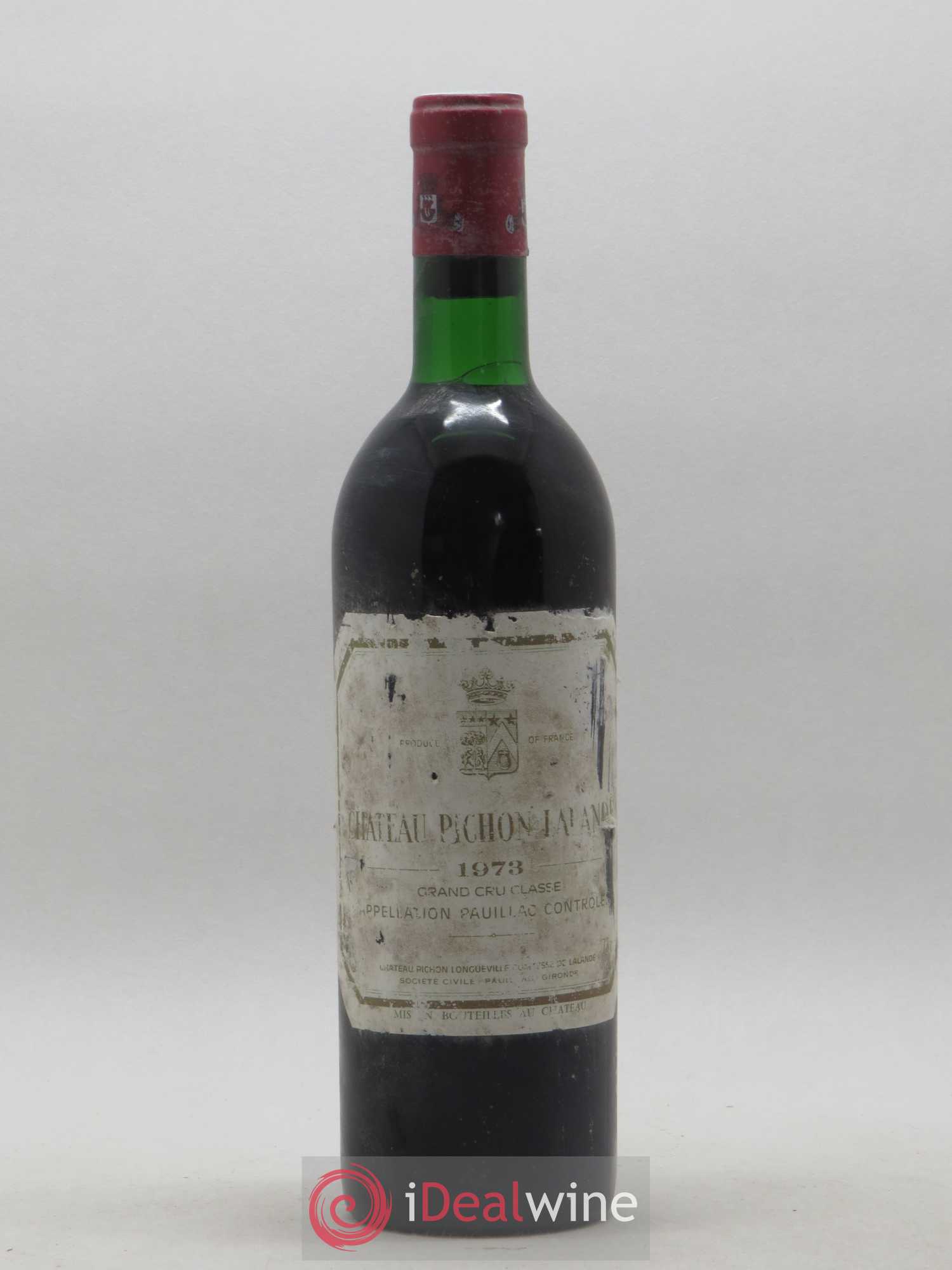 Château Pichon Longueville Comtesse de Lalande 2ème Grand Cru Classé 1973 - Lot de 1 bouteille - 0