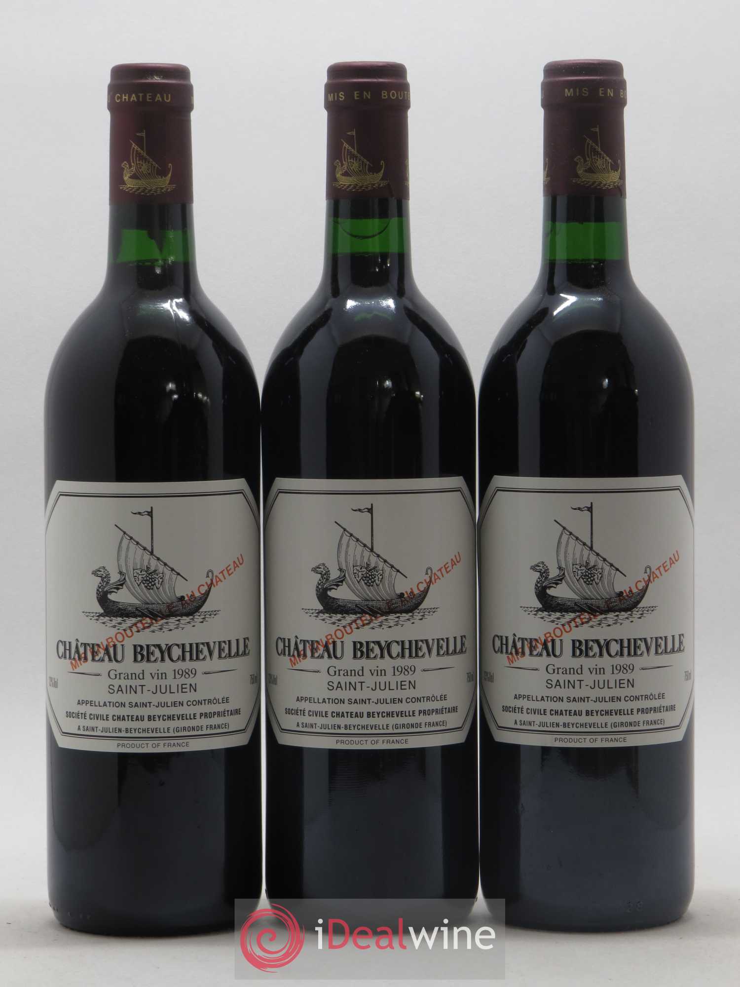 Château Beychevelle 4ème Grand Cru Classé 1989 - Lot de 12 bouteilles - 2