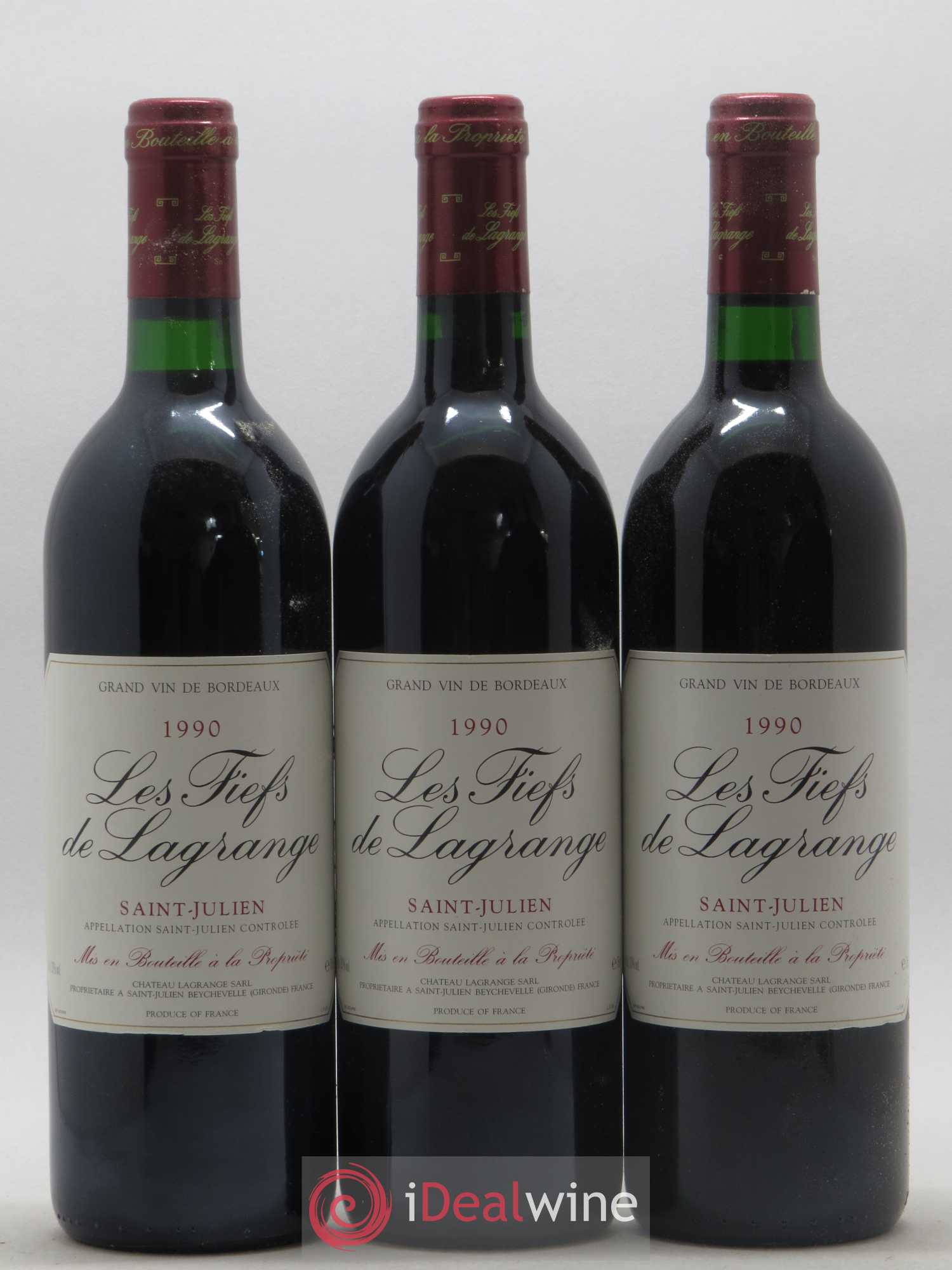 Les Fiefs de Lagrange Second Vin 1990 - Lot de 12 bouteilles - 2