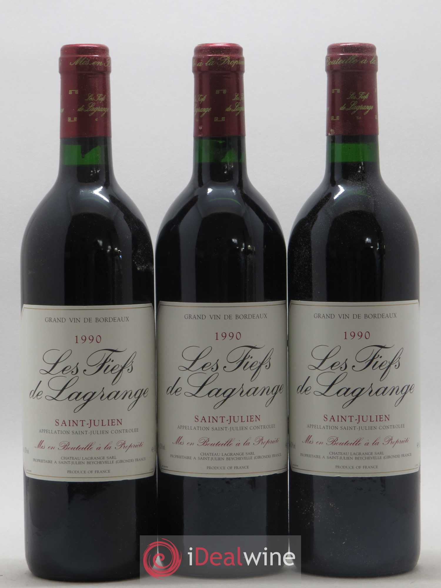 Les Fiefs de Lagrange Second Vin 1990 - Lot de 12 bouteilles - 3