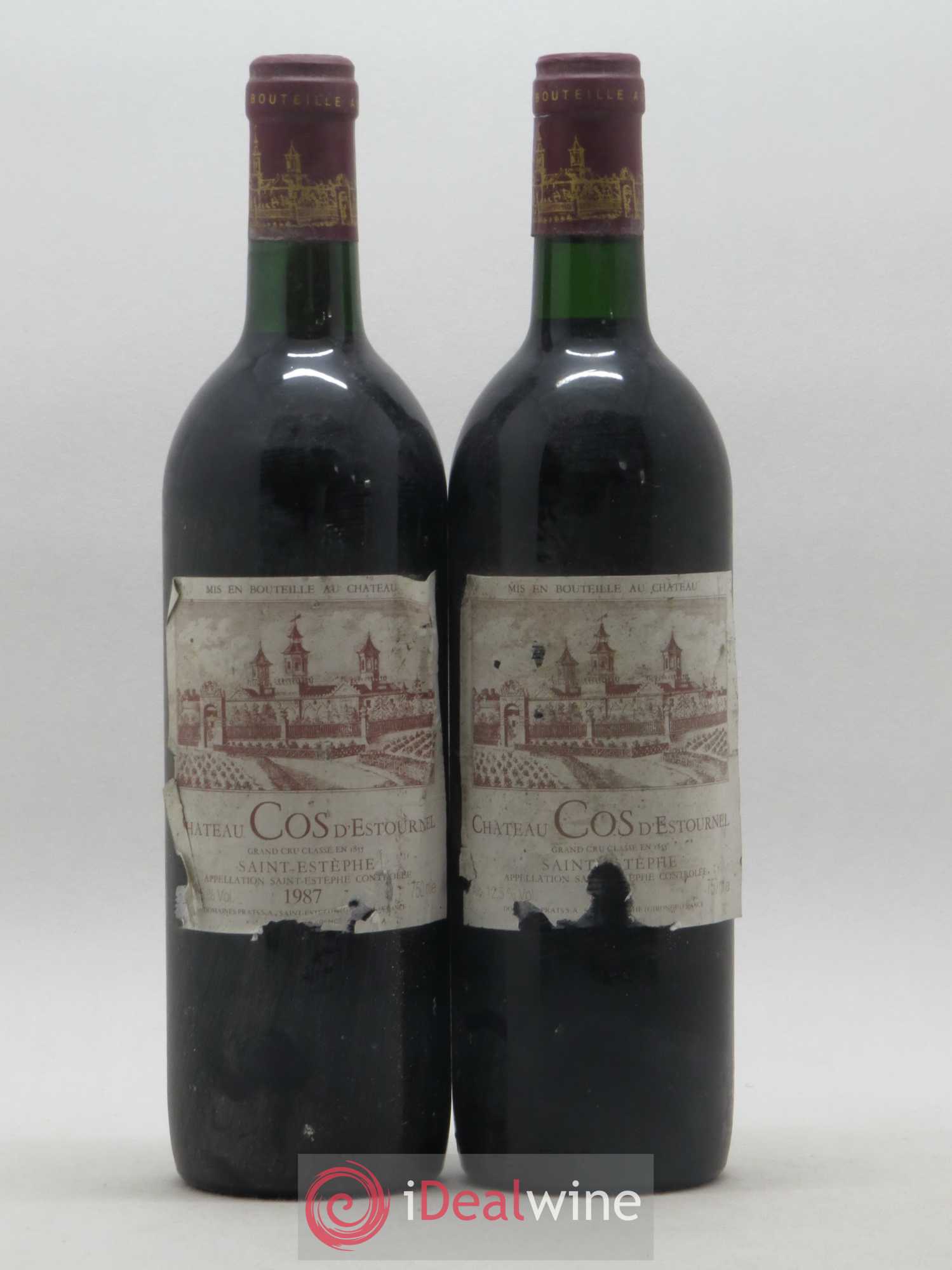 Cos d'Estournel 2ème Grand Cru Classé 1987 - Lot de 2 bouteilles - 0