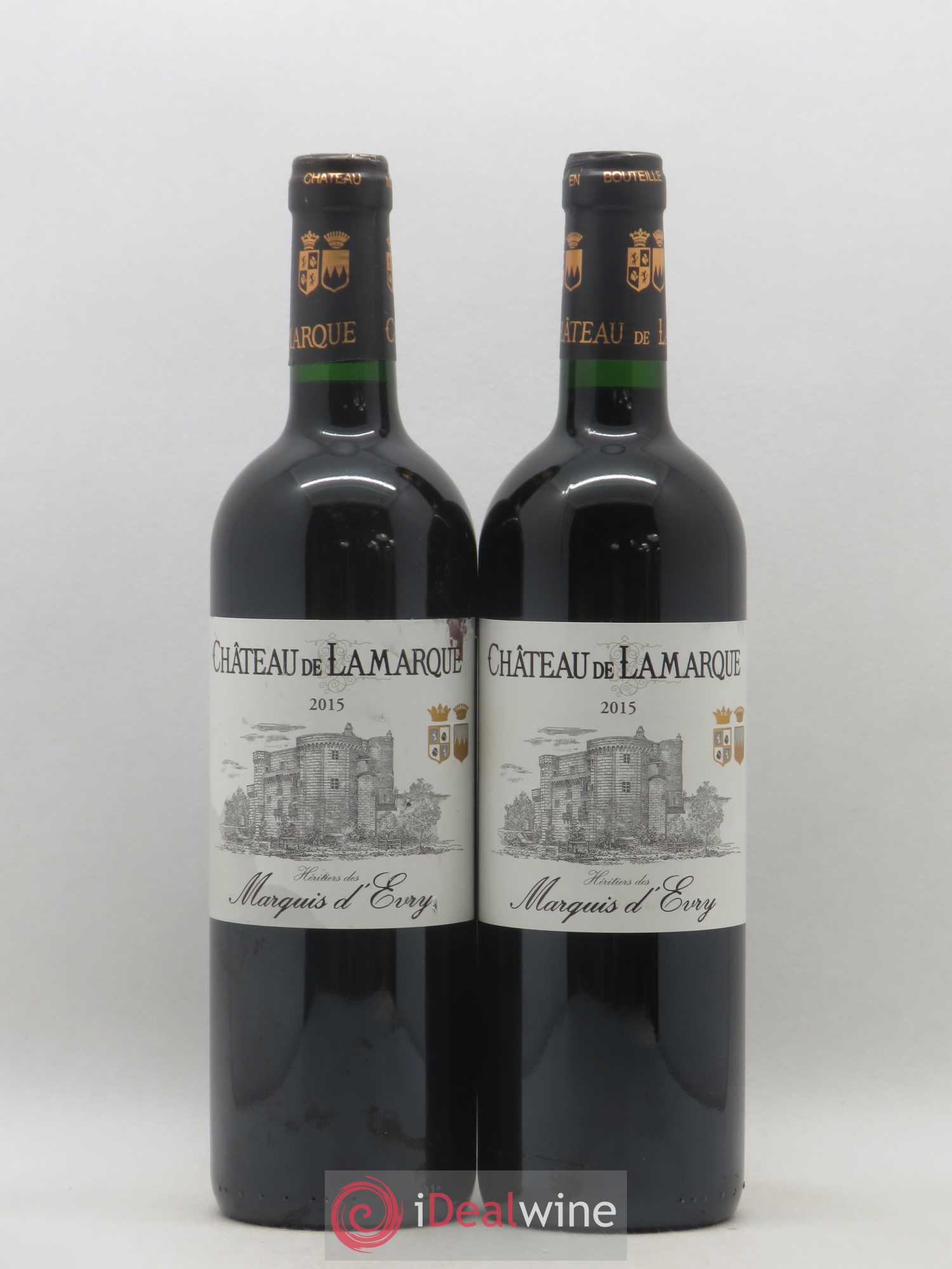 Château de Lamarque Cru Bourgeois 2015 - Lot de 2 bouteilles - 0