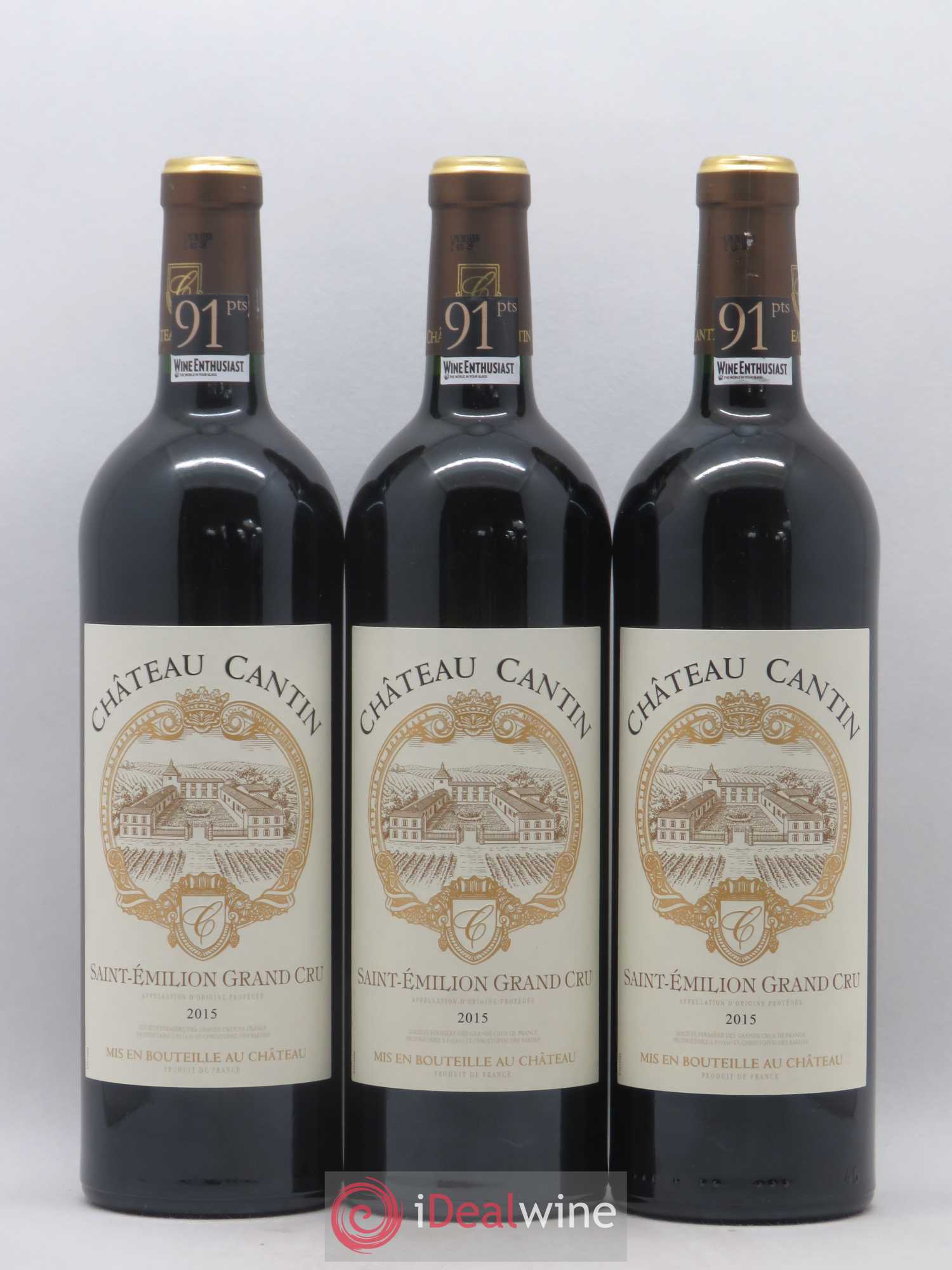 Château Cantin 2015 - Lot de 3 bouteilles - 0