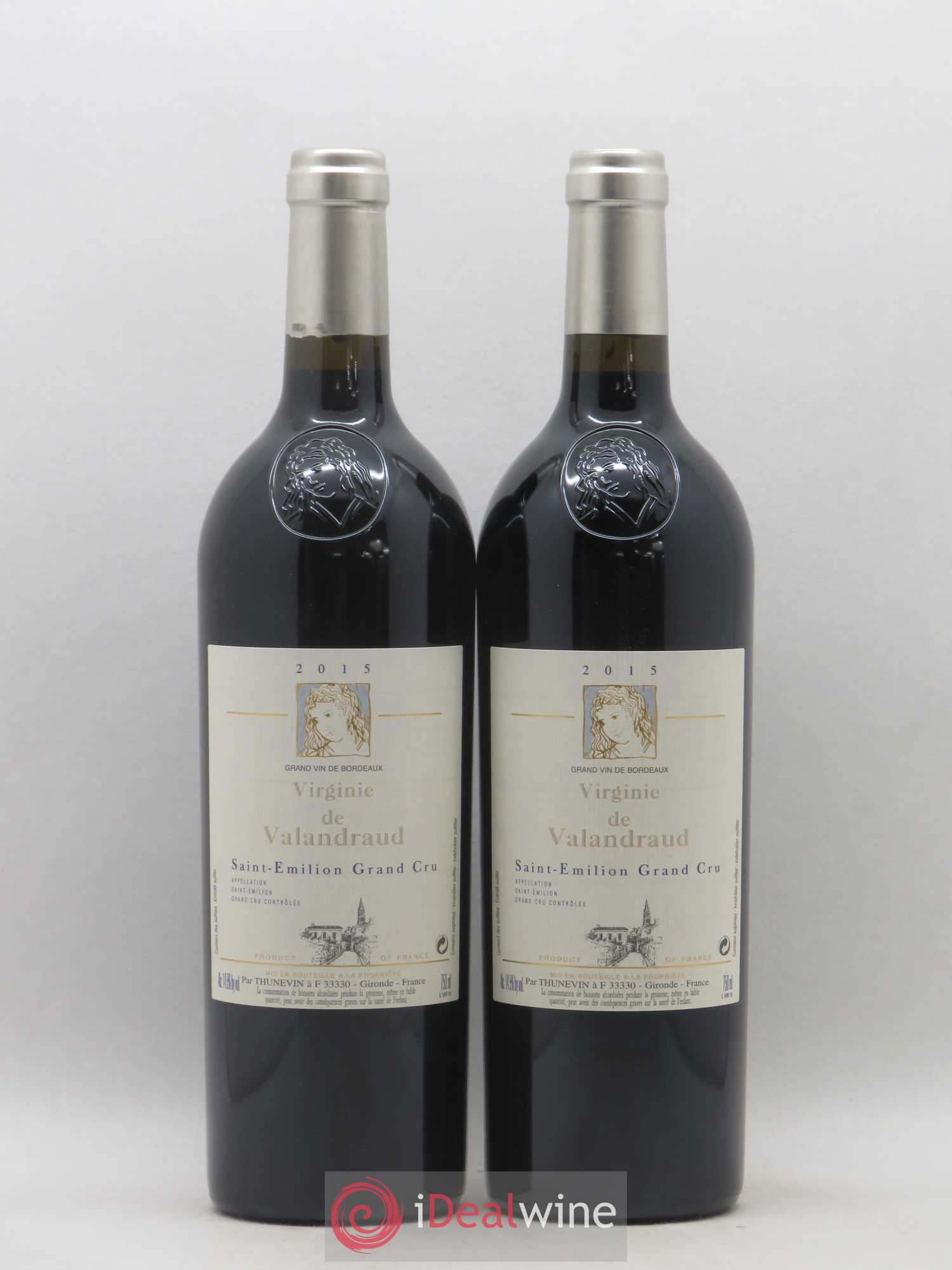 Virginie de Valandraud 2015 - Lot de 2 bouteilles - 0