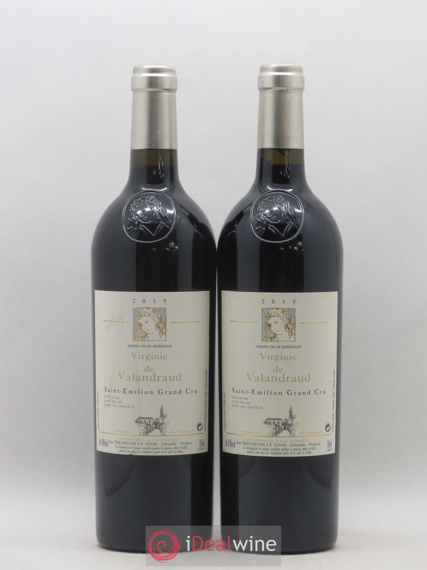 Virginie de Valandraud 2015 - Lot de 2 bouteilles - 0
