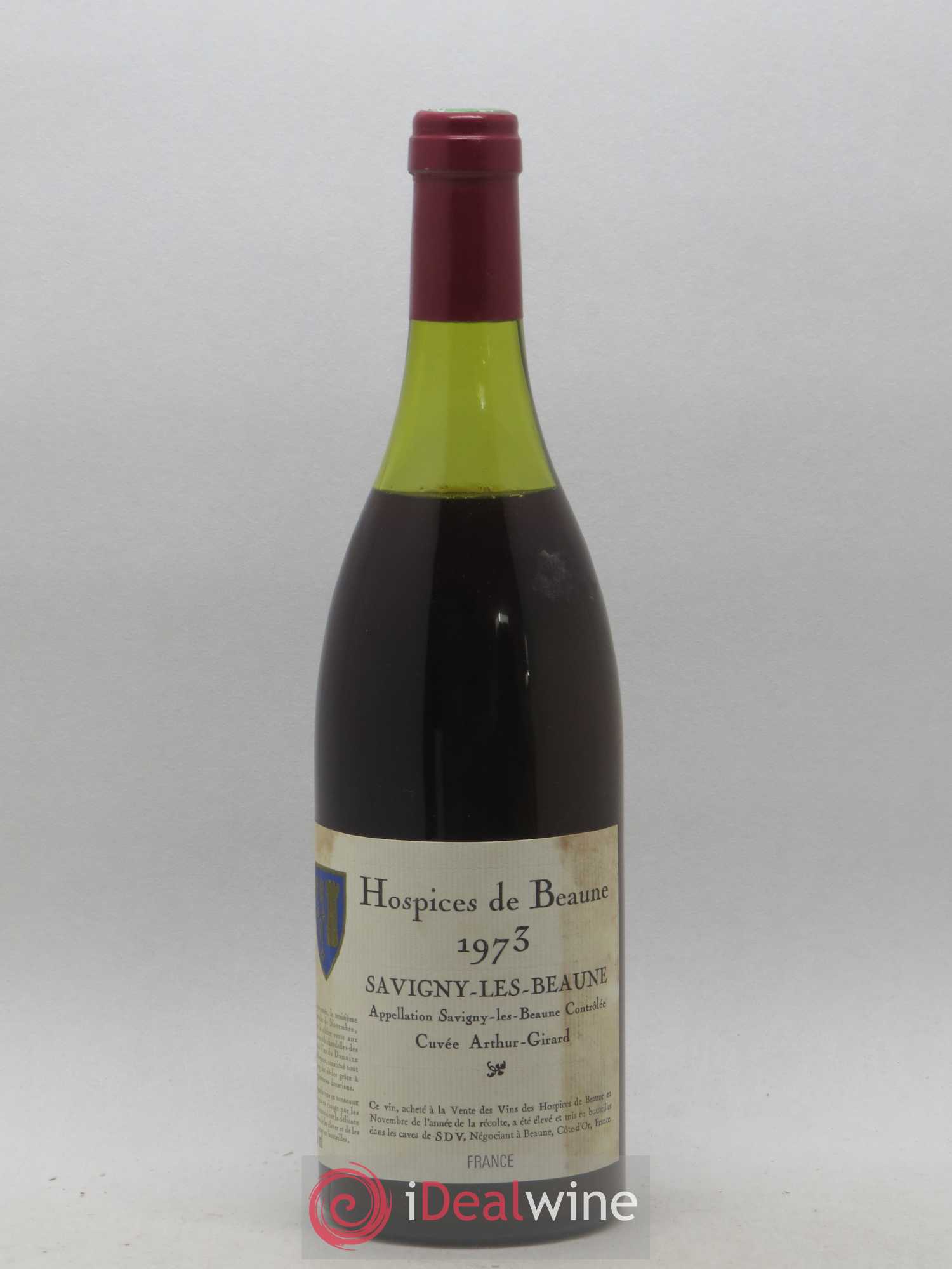 Savigny-lès-Beaune Cuvée Arthur Girard Hospices de Beaune 1973 - Posten von 1 Flasche - 0