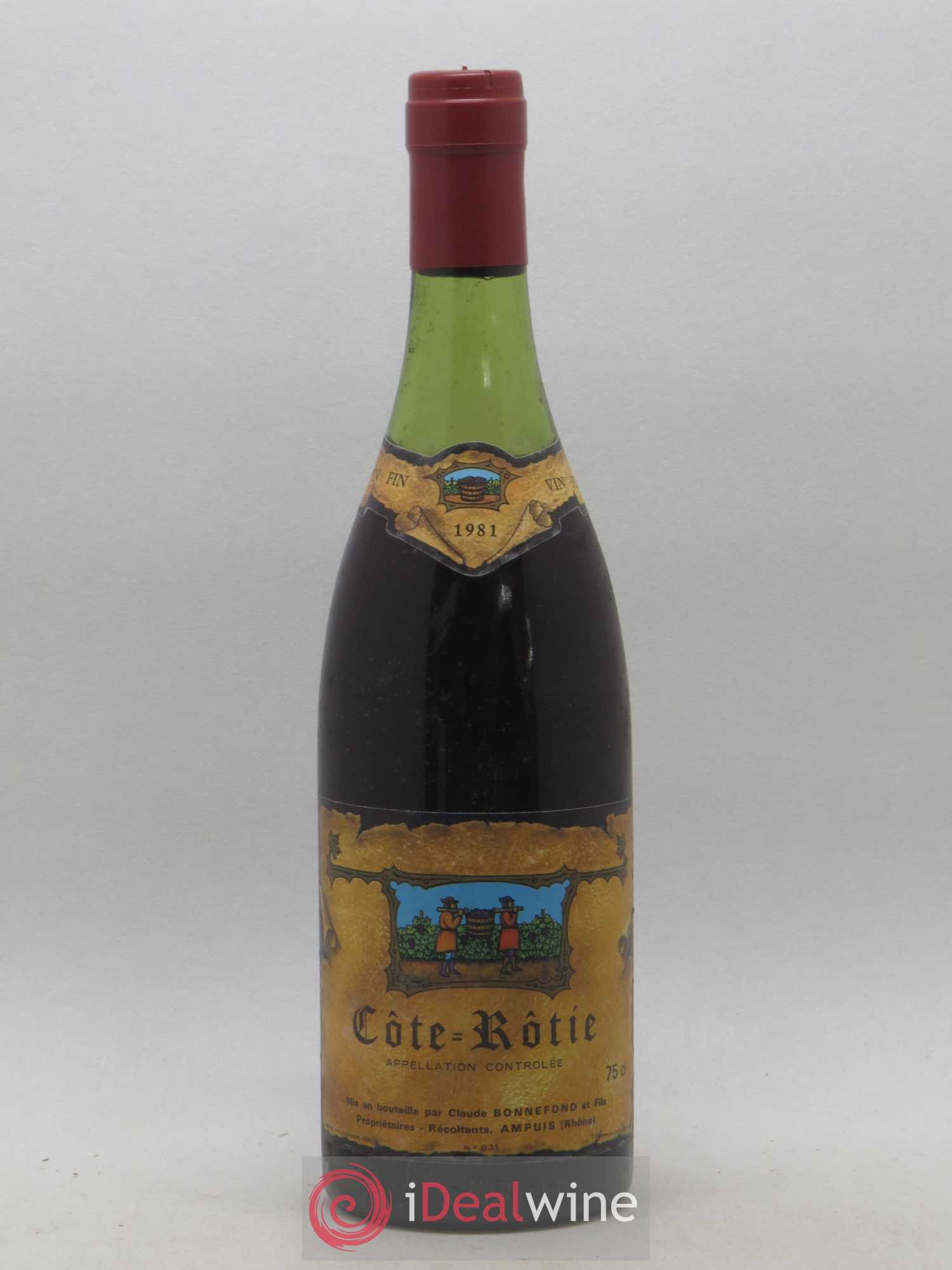Côte-Rôtie Bonnefond 1981 - Posten von 1 Flasche - 0