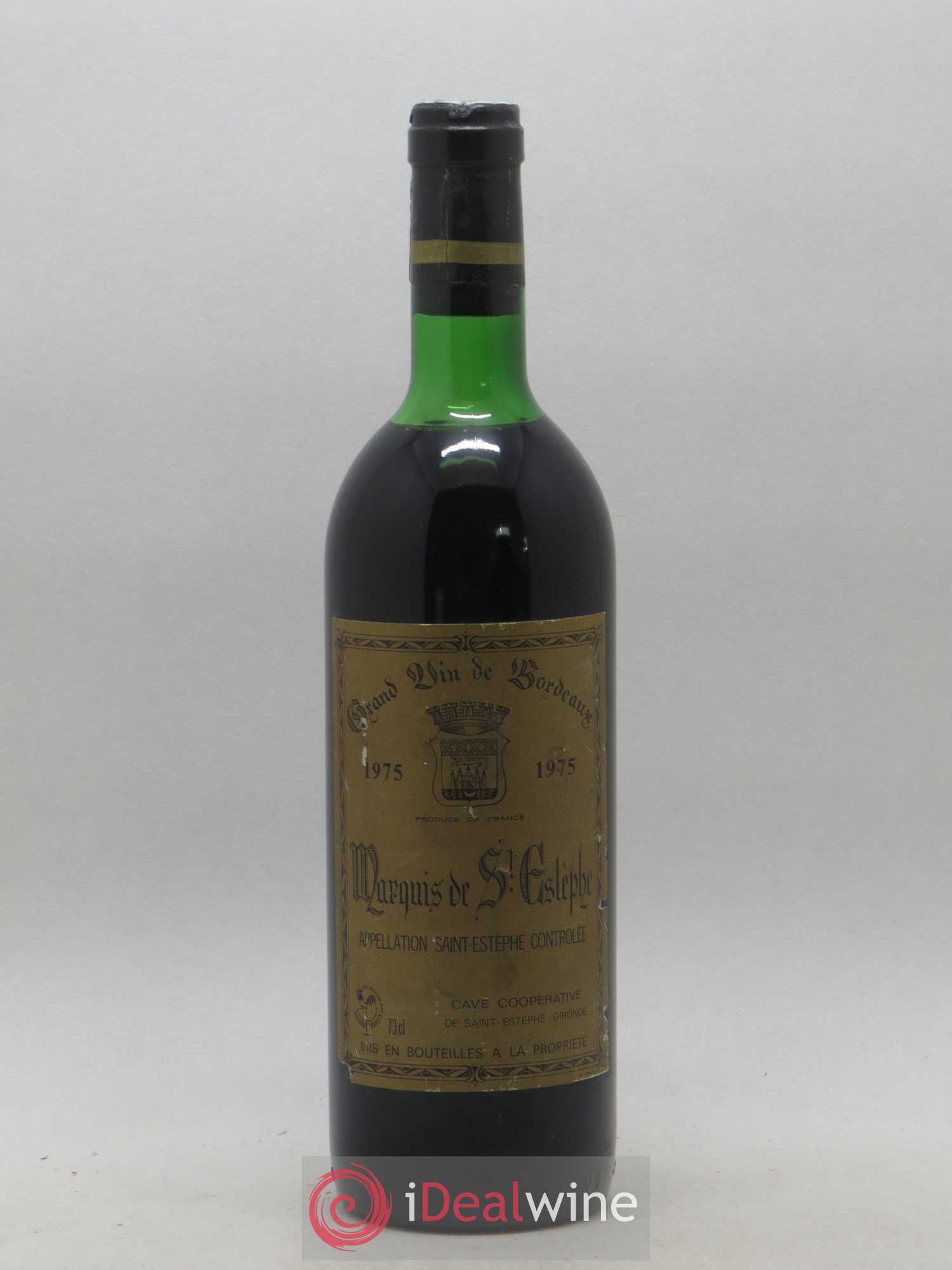 Marquis de Saint Estèphe 1975 - Lot de 1 bouteille - 0