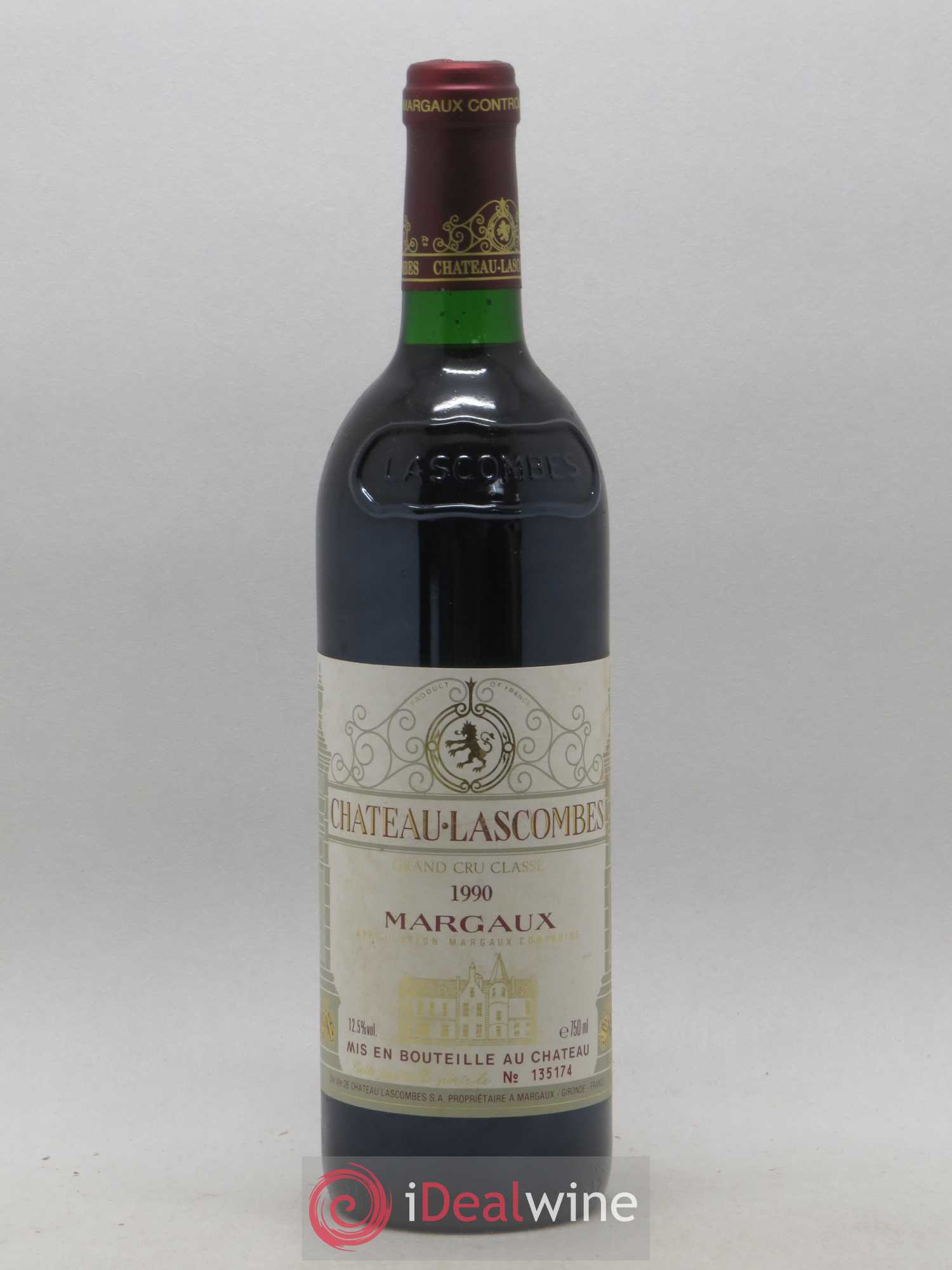 Château Lascombes 2ème Grand Cru Classé 1990 - Lot de 1 bouteille - 0