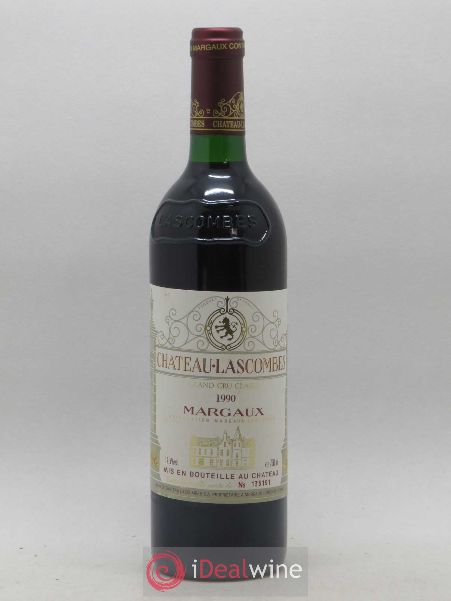 Château Lascombes 2ème Grand Cru Classé 1990 - Lot de 1 bouteille - 0