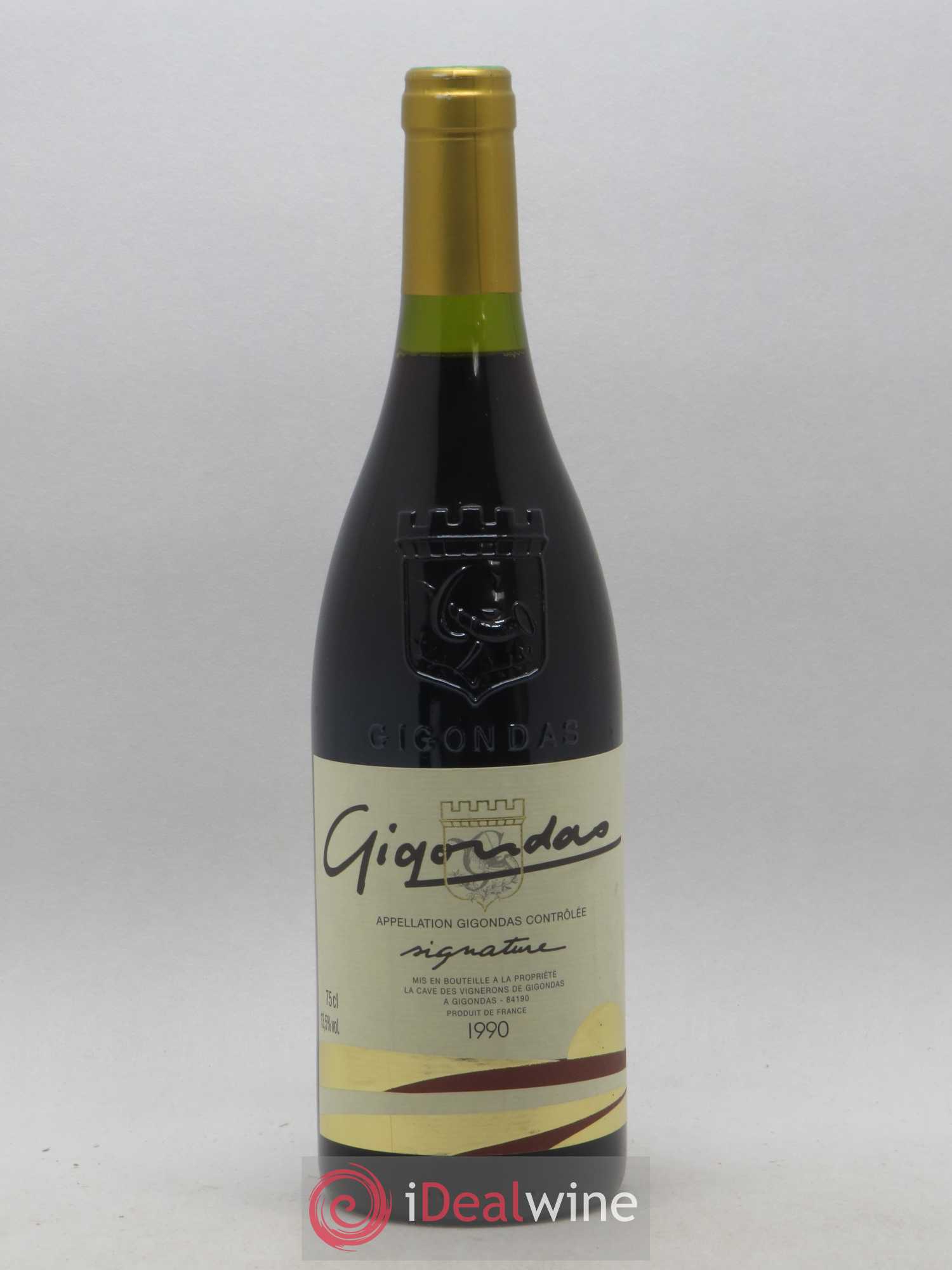 Gigondas Signature Cave des Vignerons de Gigondas 1990 - Posten von 1 Flasche - 0