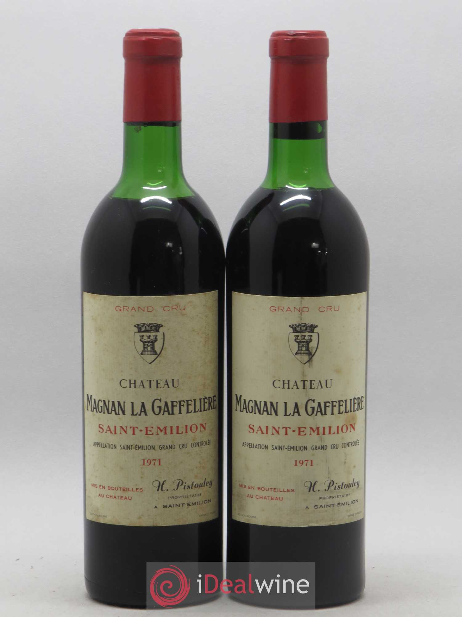 Château Magnan la Gaffelière 1971 - Lot de 2 bouteilles - 0