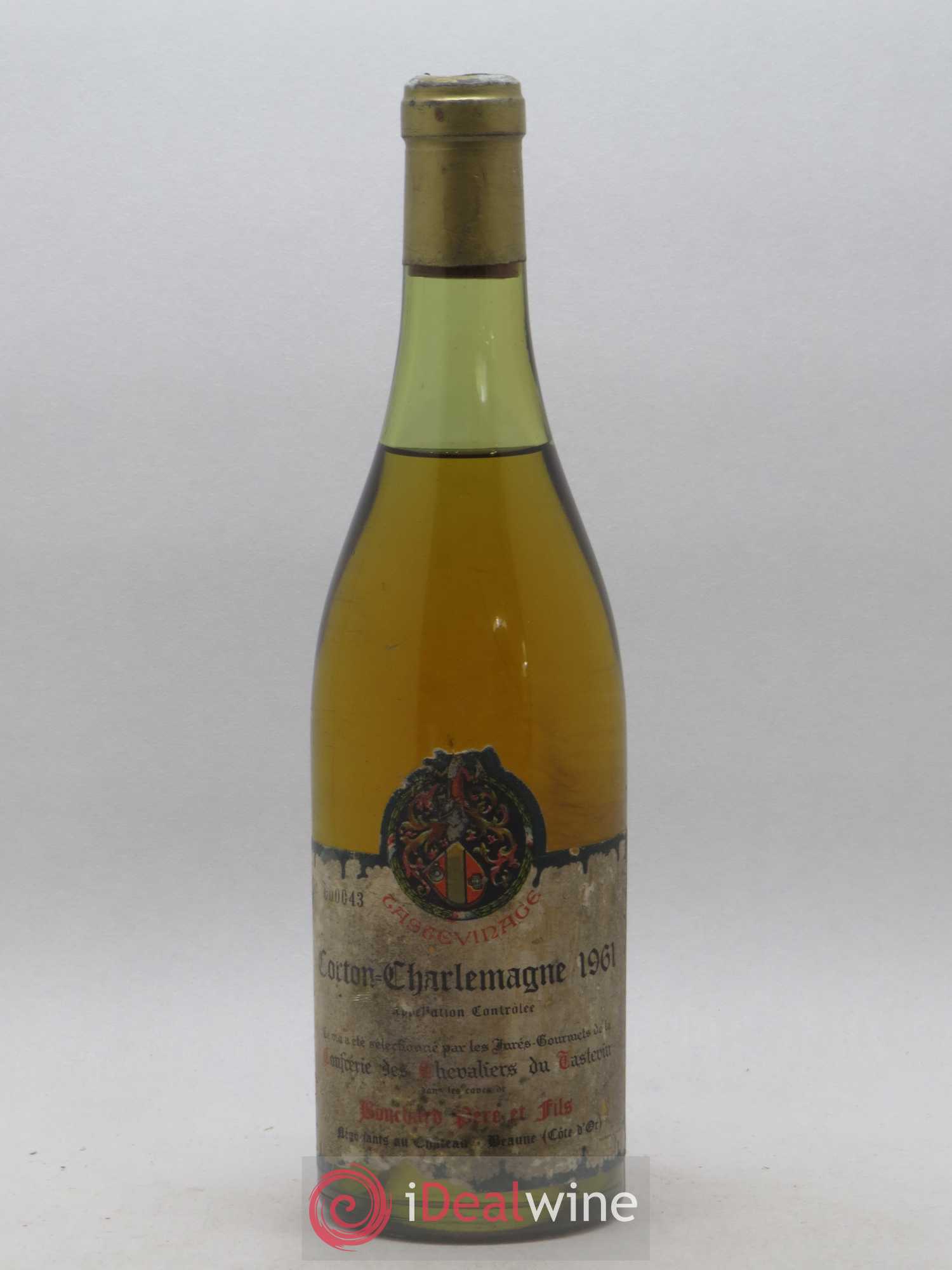 Corton-Charlemagne Grand Cru Bouchard Père & Fils Tastevinage 1961 - Lot de 1 bouteille - 0