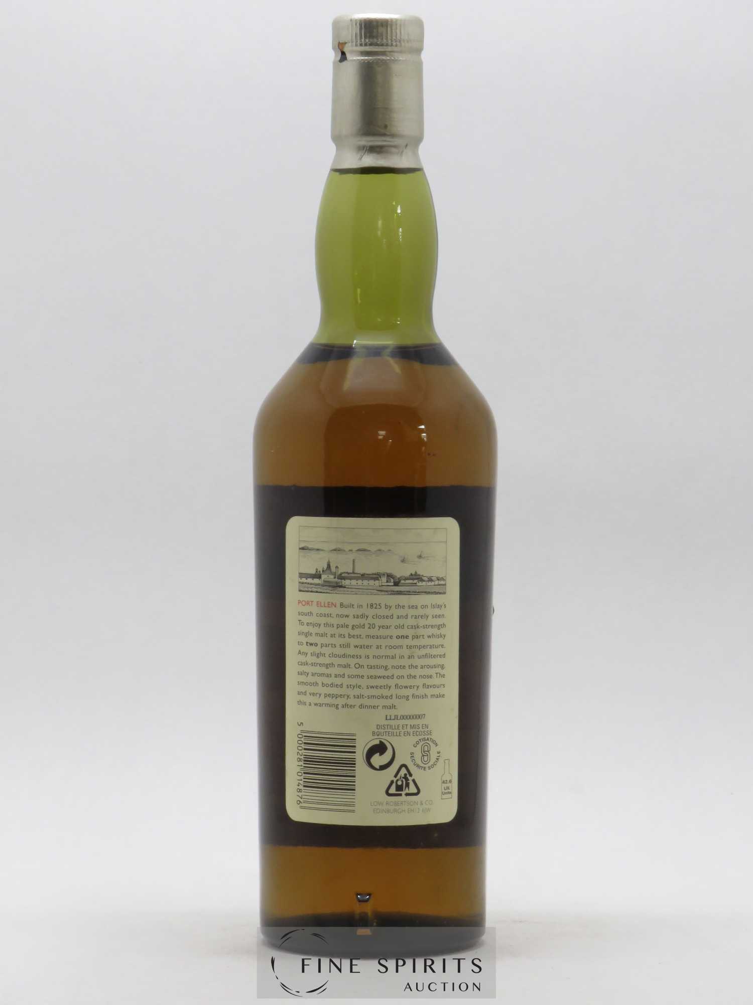 Port Ellen 20 years 1978 Of. Rare Malts Selection Natural Cask Strengh - bottled 1998 Limited Edition N°7632 - Posten von 1 Flasche - 1