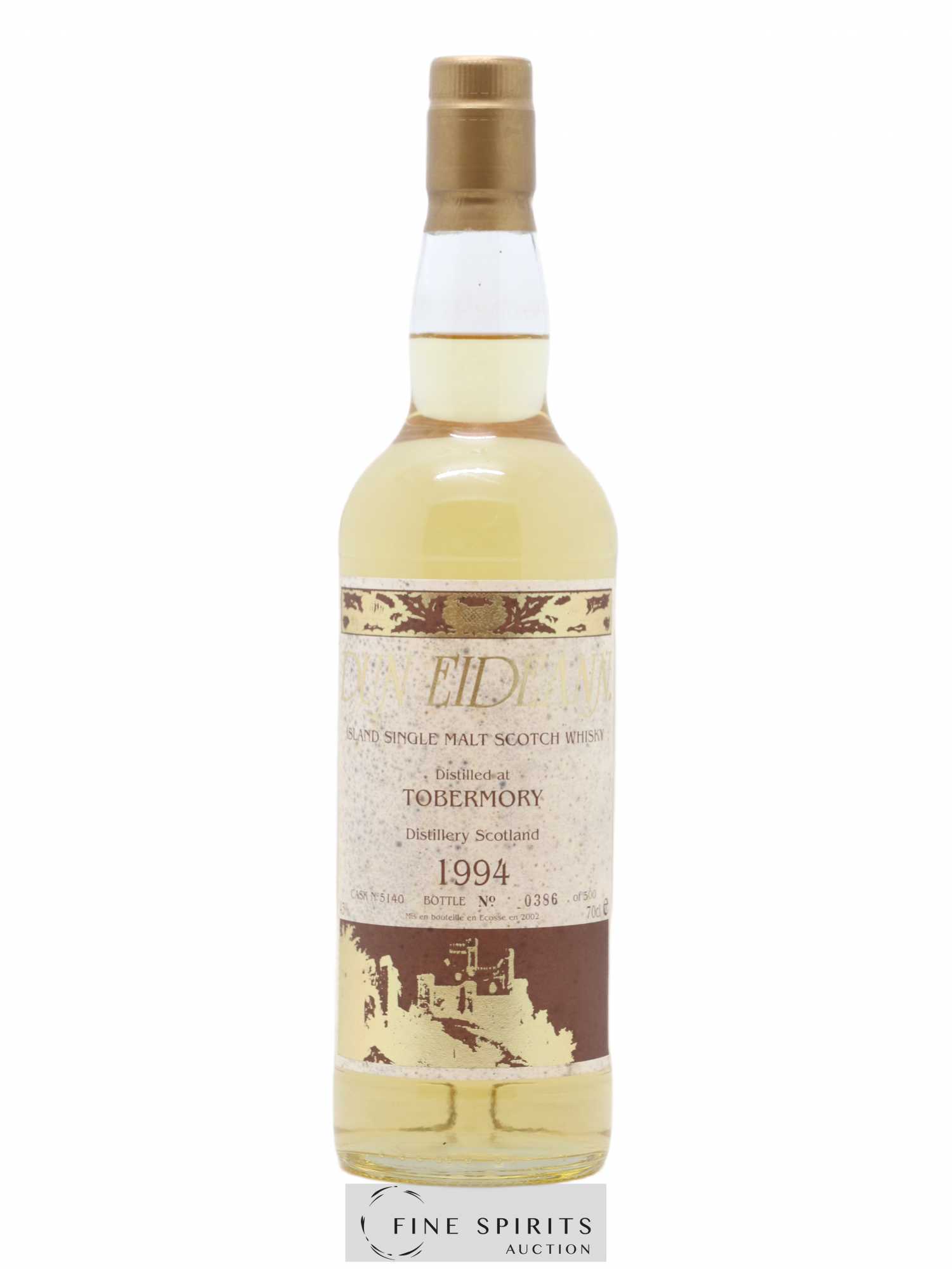 Tobermory 1994 Dun Eideann Cask n°5140 - One of 500 - bottled 2002 - Lot de 1 bouteille - 0