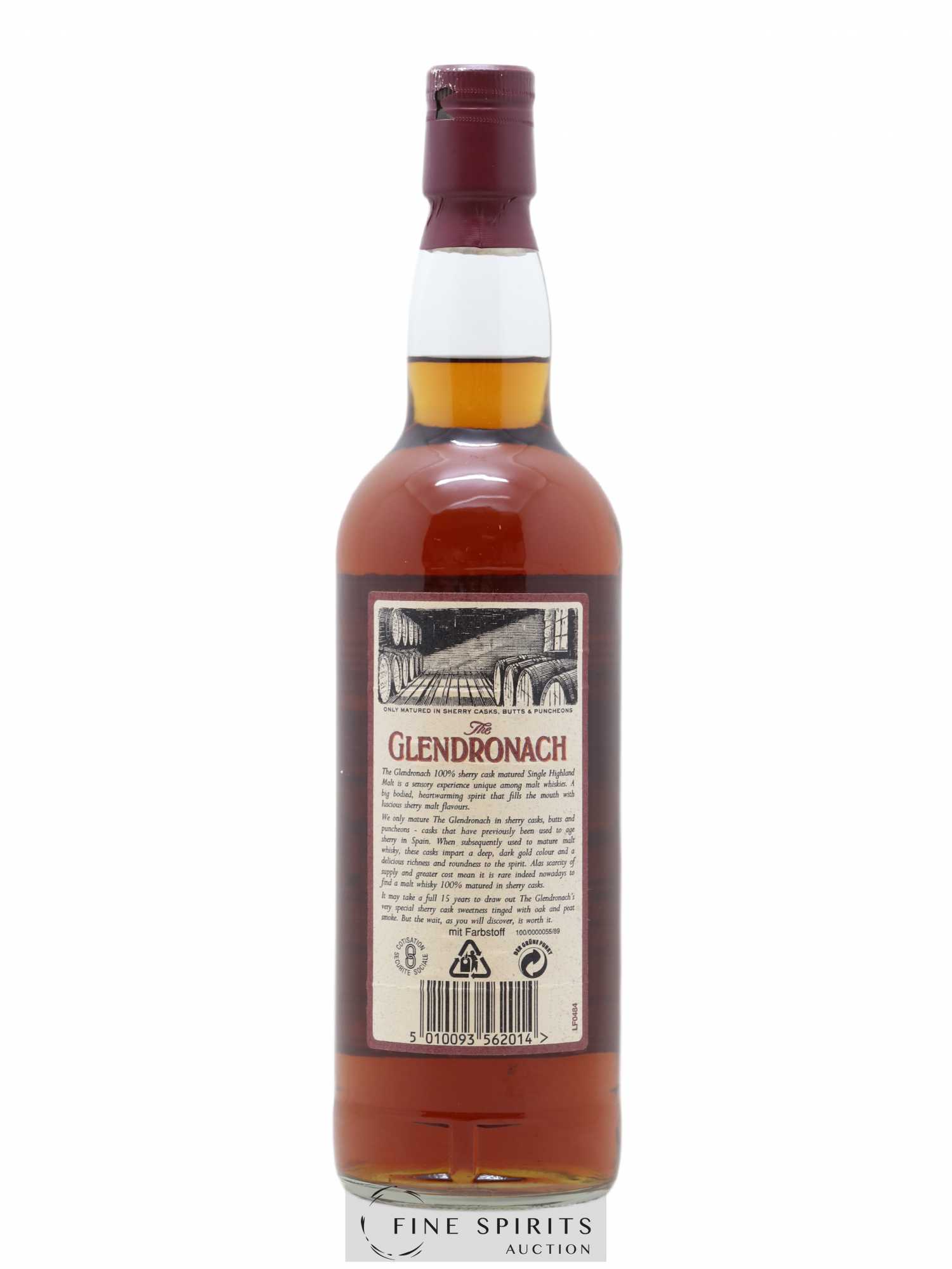 Glendronach 15 years Of. 100% Matured In Sherry Casks - Lot de 1 bouteille - 1
