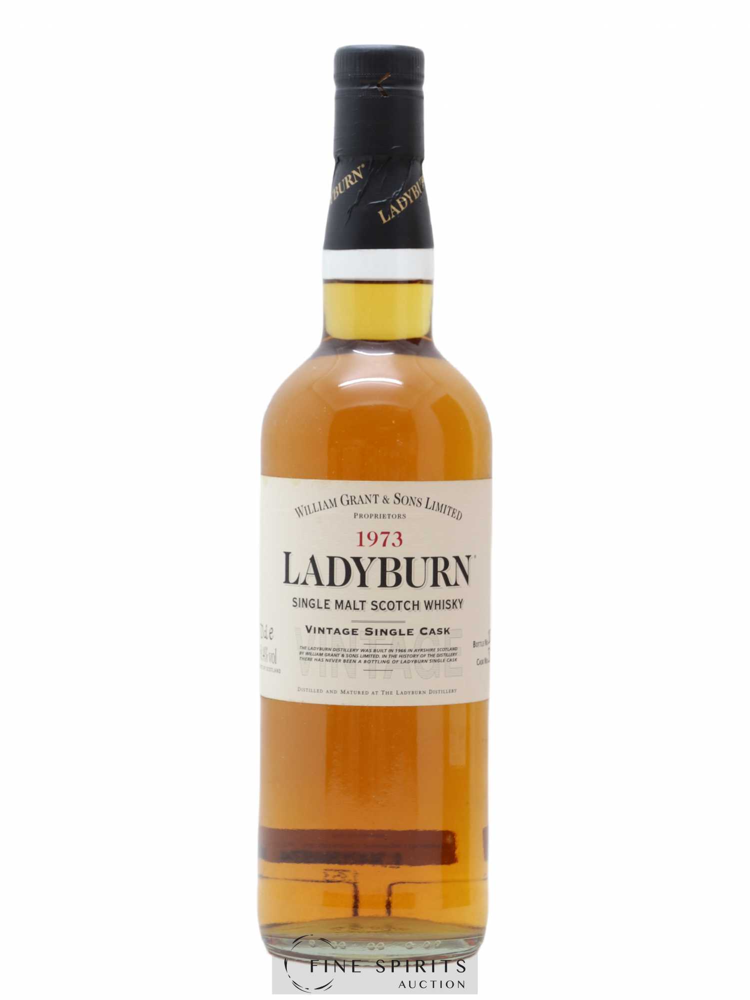 Ladyburn 1973 Of. Vintage Single Cask n°3172 - Lot de 1 bouteille - 1